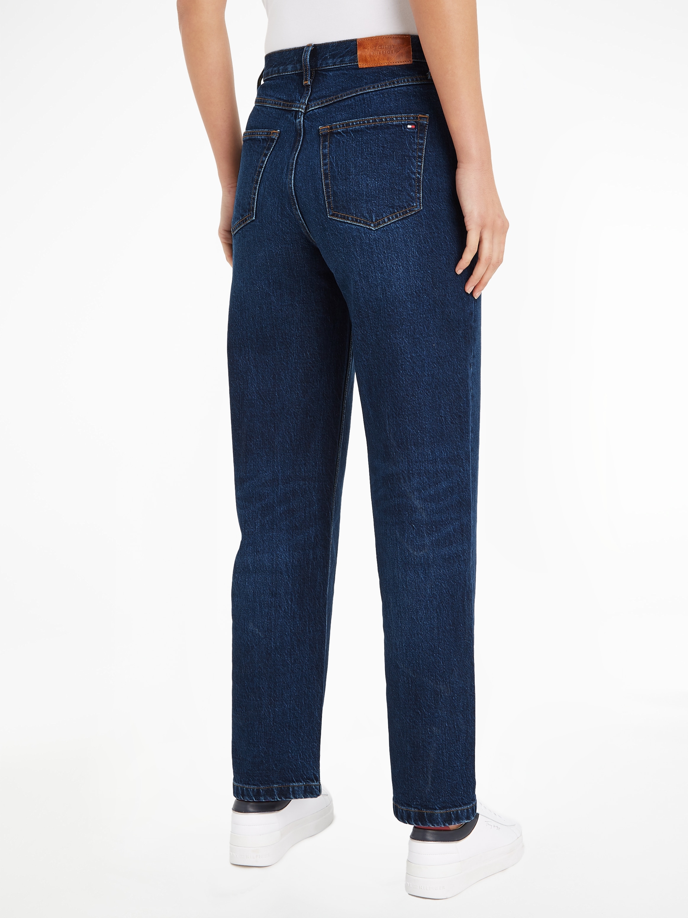Tommy Hilfiger Straight-Jeans »RELAXED STRAIGHT HW PAM«, mit Tommy Hilfiger Logo-Badge
