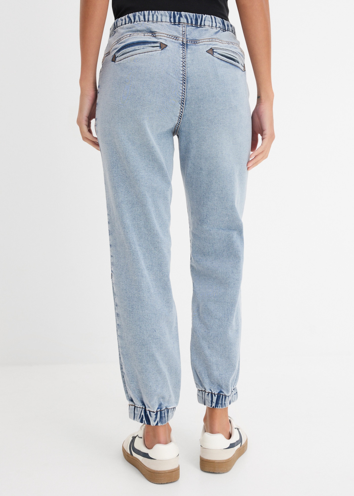 bonprix Jeansjeggings loose fit Passform, aus Baumwolle, Polyester und Elasthan