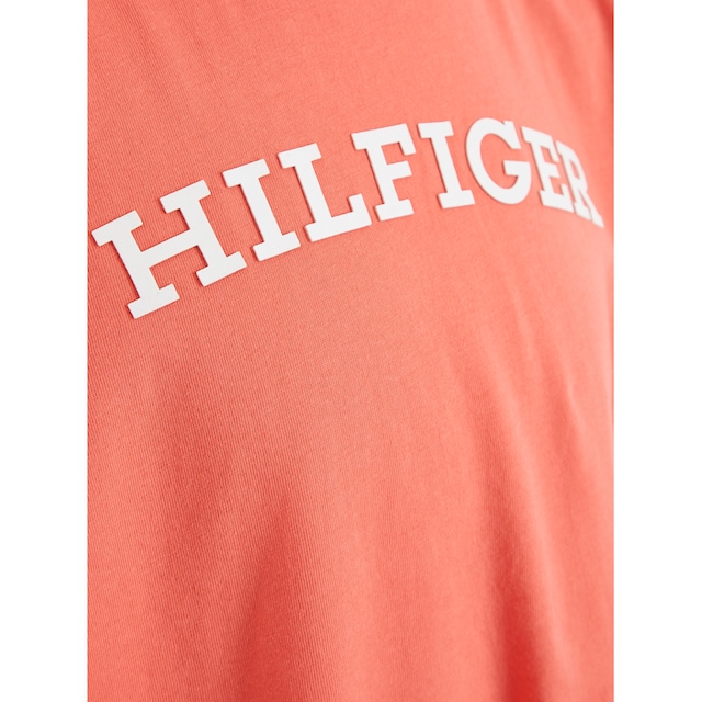 Tommy Hilfiger T-Shirt »MONOTYPE TEE S/S«, mit modischem Hilfiger- Logoschriftzug auf der Brust bei ♕