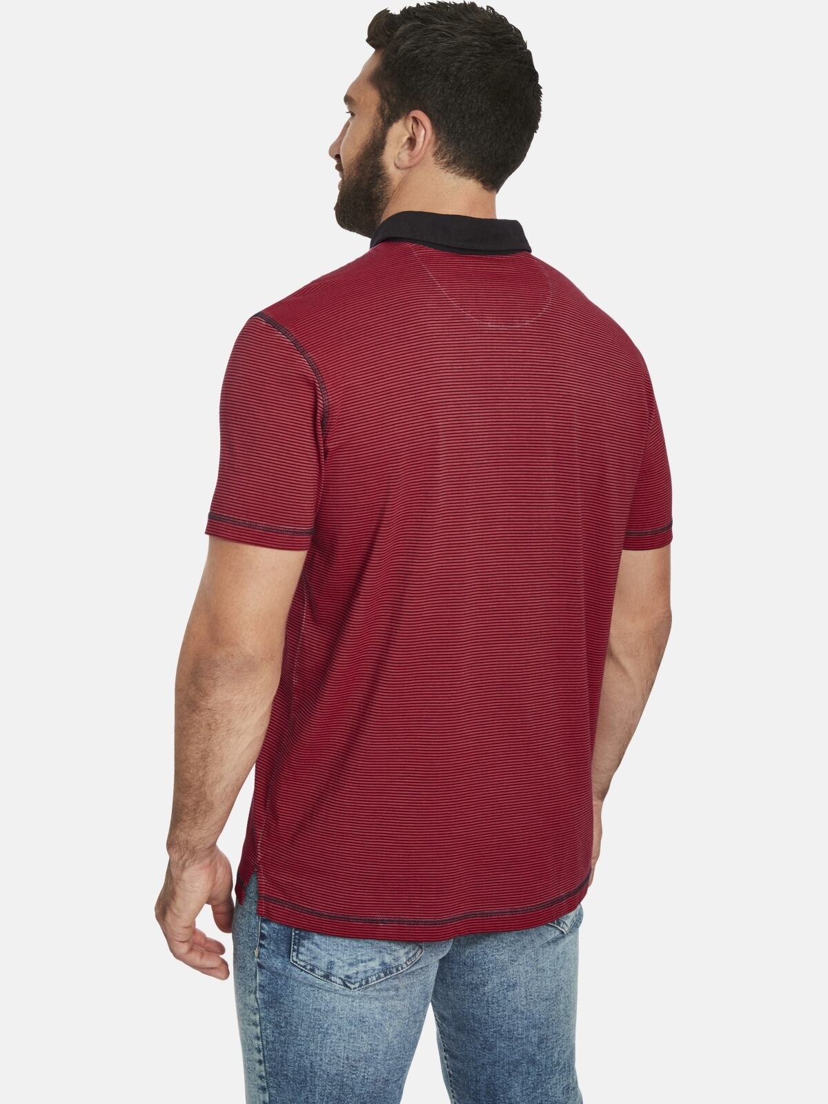 Jan Vanderstorm Poloshirt »Poloshirt EWERTH«, (1 tlg.), mit kontrastfarbenen Kragen