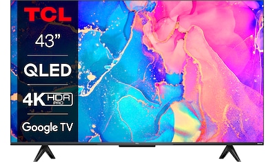 TCL QLED-Fernseher »43C631X1«, 108 cm/43 Zoll, 4K Ultra HD, Smart-TV-Google TV, HDR... kaufen