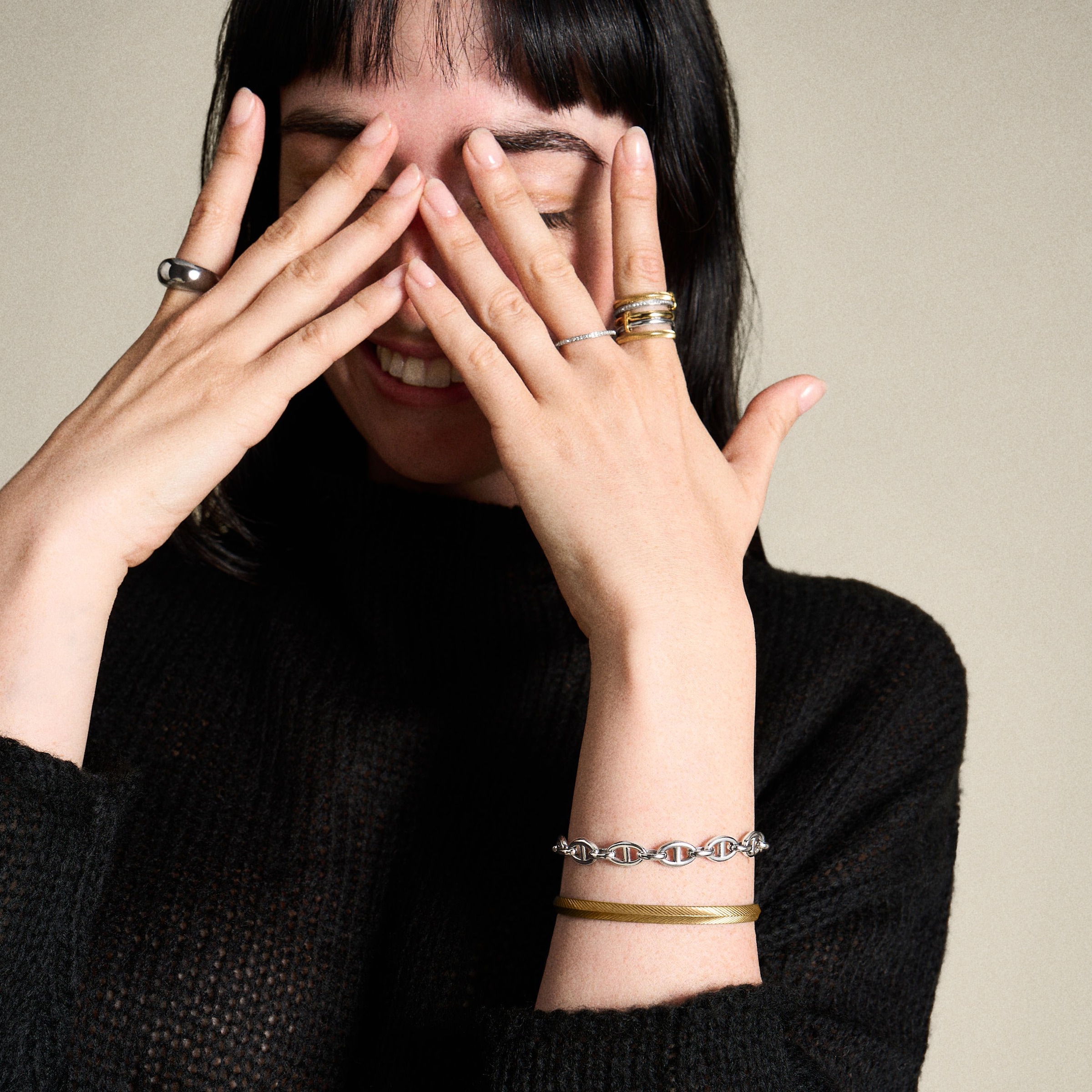 Fossil Armband »Schmuck Geschenk Edelstahl Armkette Heritage D-Link«