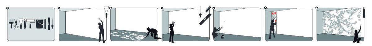 Komar Vliestapete »Digitaldruck Vlies -  Weiss-Blau - Größe 450 x 280 cm« bedruckt glatt Wohnzimmer, Schlafzimmer