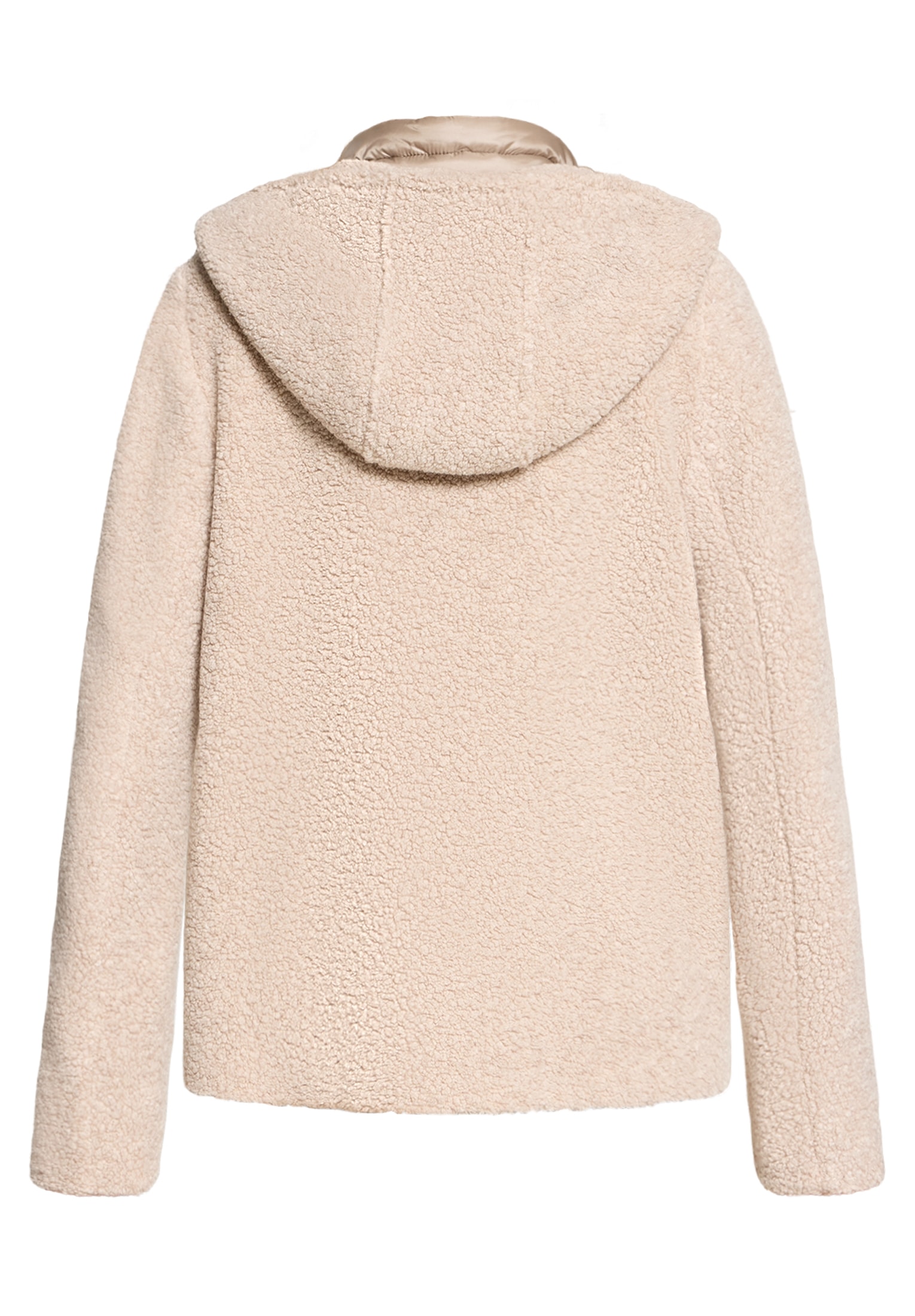 Gil Bret Wolljacke mit Kapuze Fleecejacke mit Kapuze und Knopfverschluss