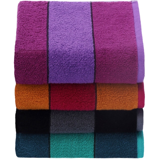 Vossen Handtuch »Bolero«, (1 St.), im Blockstreifendesign online kaufen