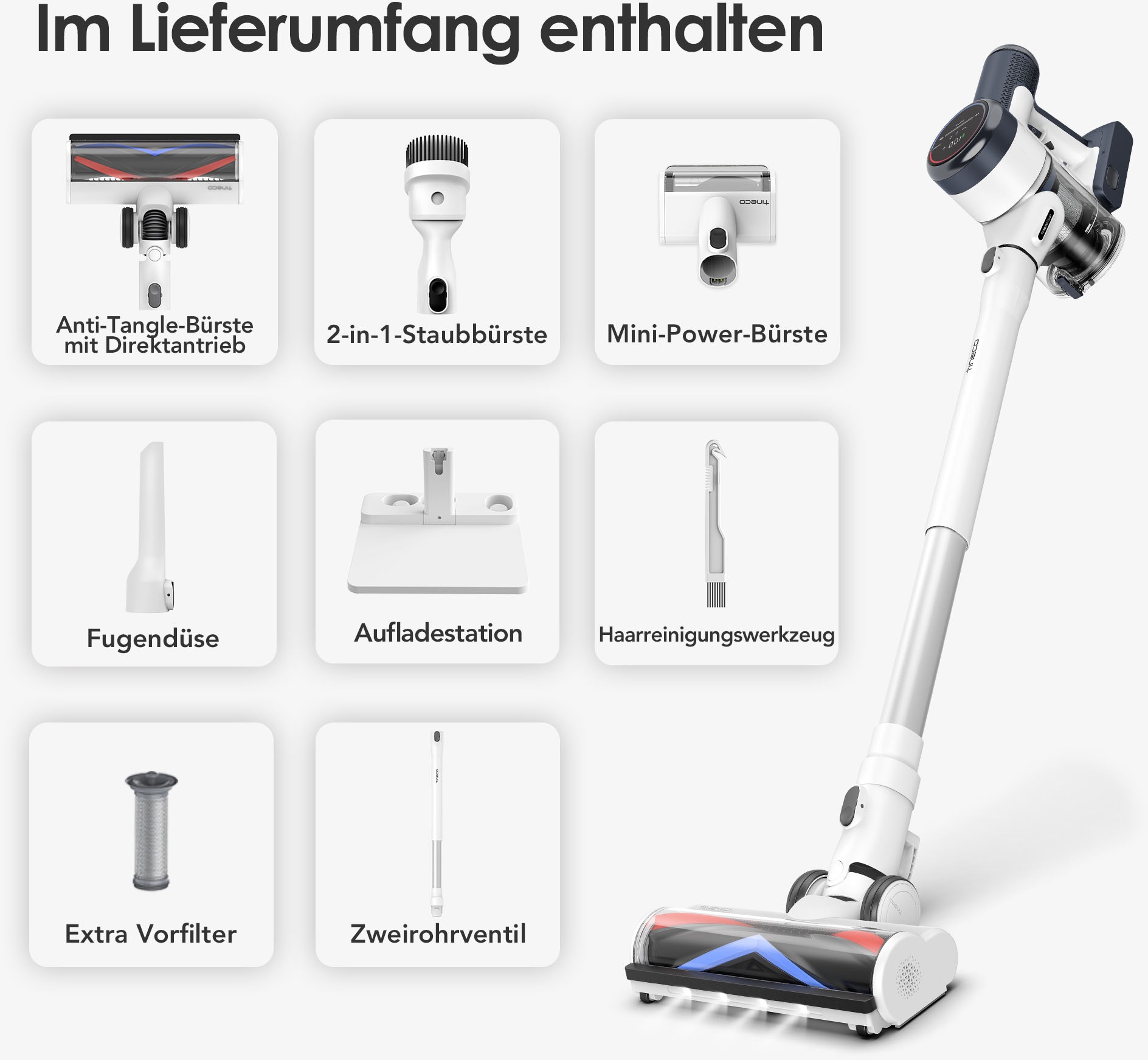 Tineco Akku-Stielstaubsauger »Pure One S15 Flex«