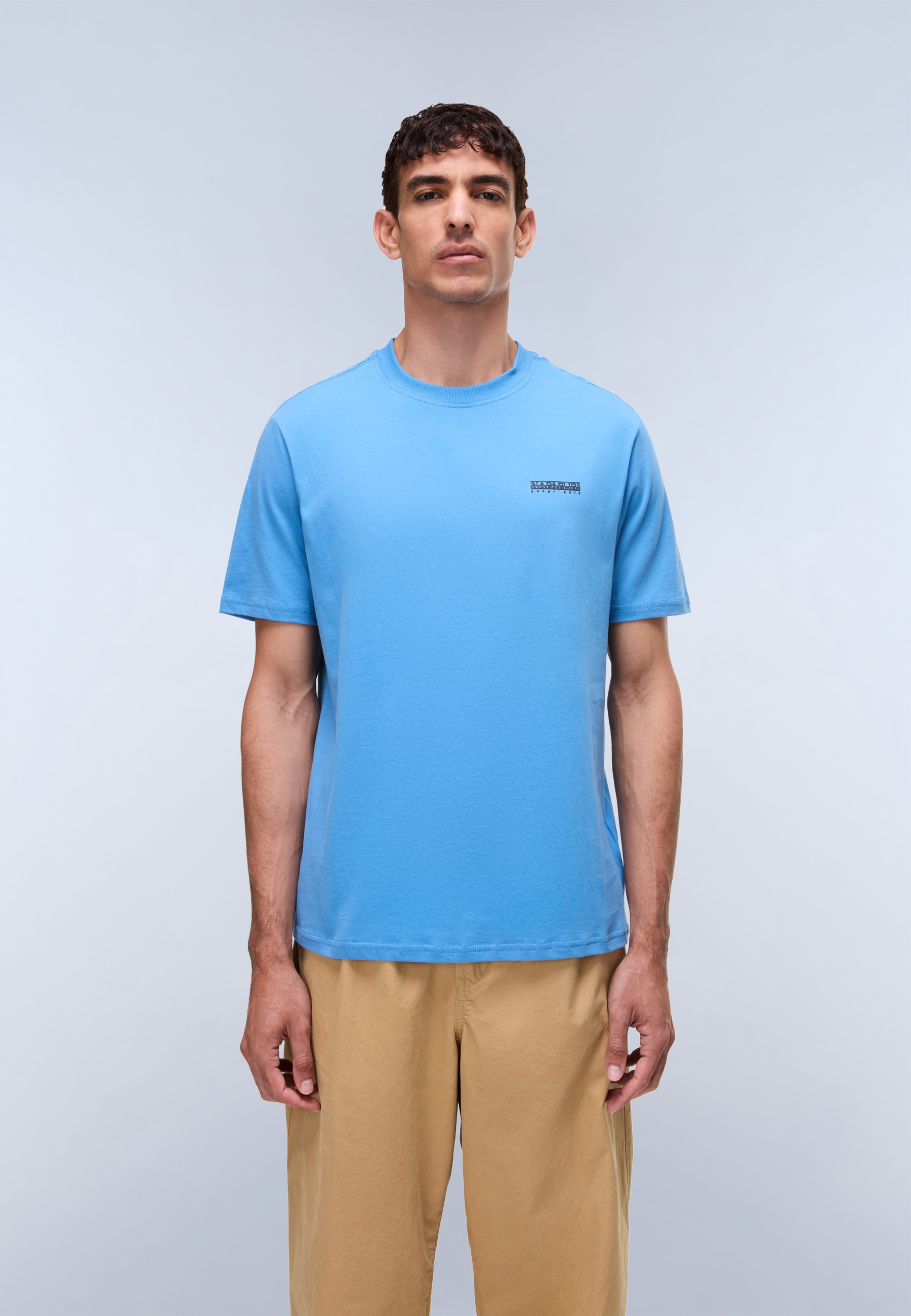 Napapijri T-Shirt »S-SMALL BOX« mit Markenlabel, aus Baumwolle