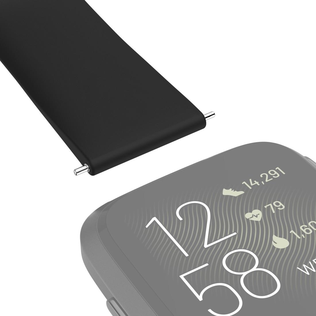 Hama Smartwatch-Armband »Ersatzarmband für XXL Jahre Fitbit cm« Lite, | 22,7 22mm, ➥ Versa UNIVERSAL Versa/Versa 3 2/ Garantie