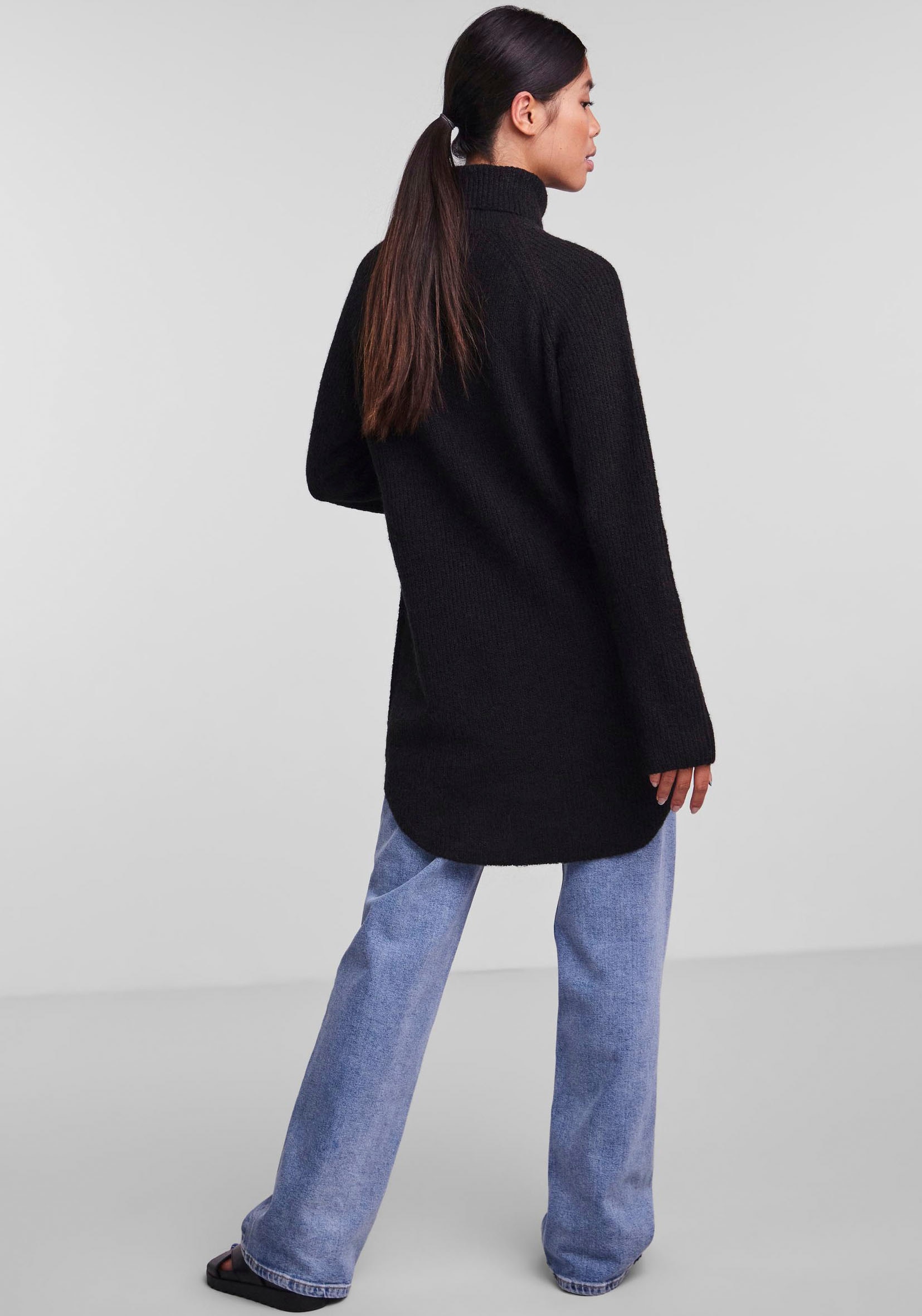 pieces Rollkragenpullover »PCELLEN LS LONG KNIT NOOS BC«