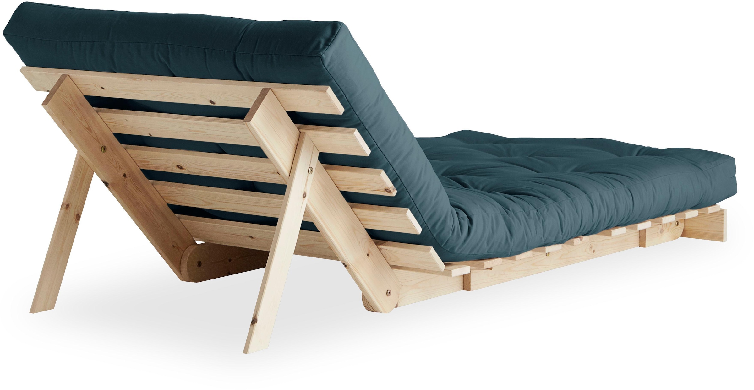 Karup Design Daybett »Daybett Roots Schlafsofa – Gästebett & Sofa aus FSC®-Kiefer« Inkl. Futonmatratze, in mehreren Größen & Farben erhältlich