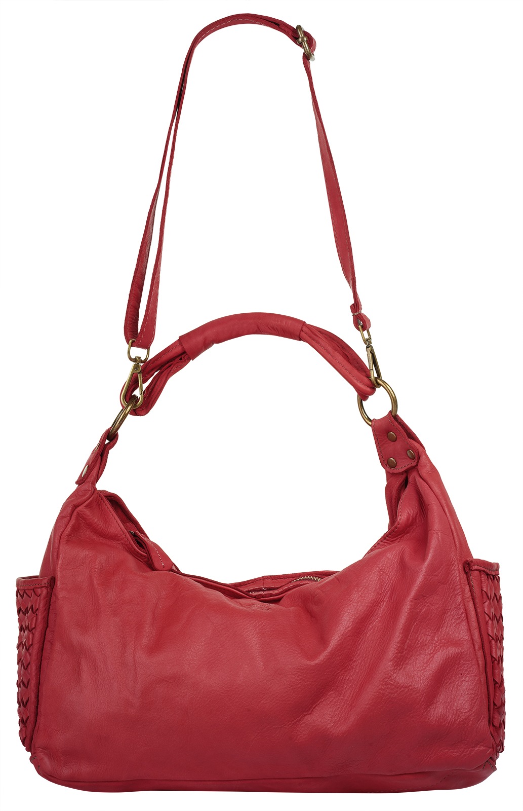 Samantha Look Henkeltasche, echt Leder, Made in Italy