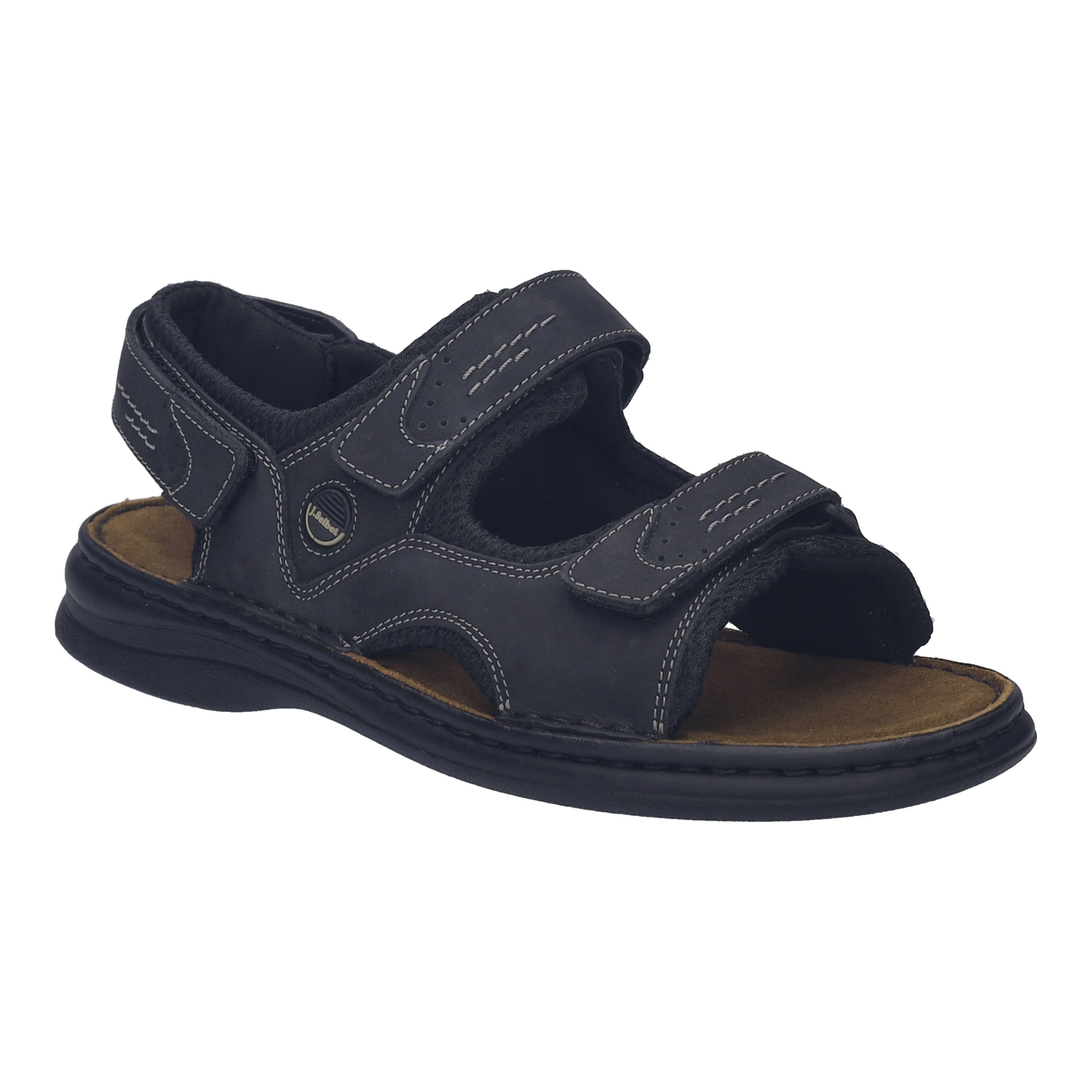 Josef Seibel Sandale »FRANKLYN«  , Sommerschuh, Klettschuh, Freizeitsandale, mit Kontrastnähten