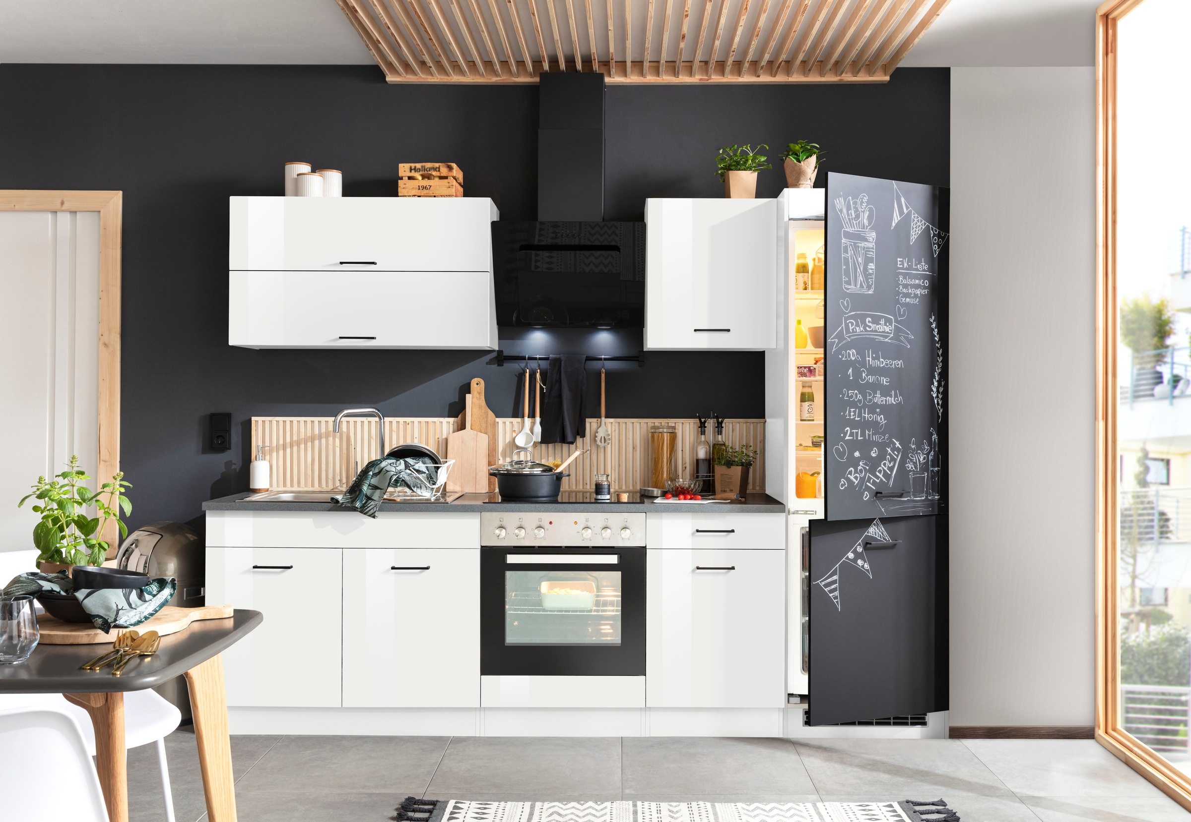 KOCHSTATION Küchenzeile »KS-Trier«, mit E-Geräten, Breite 270 cm