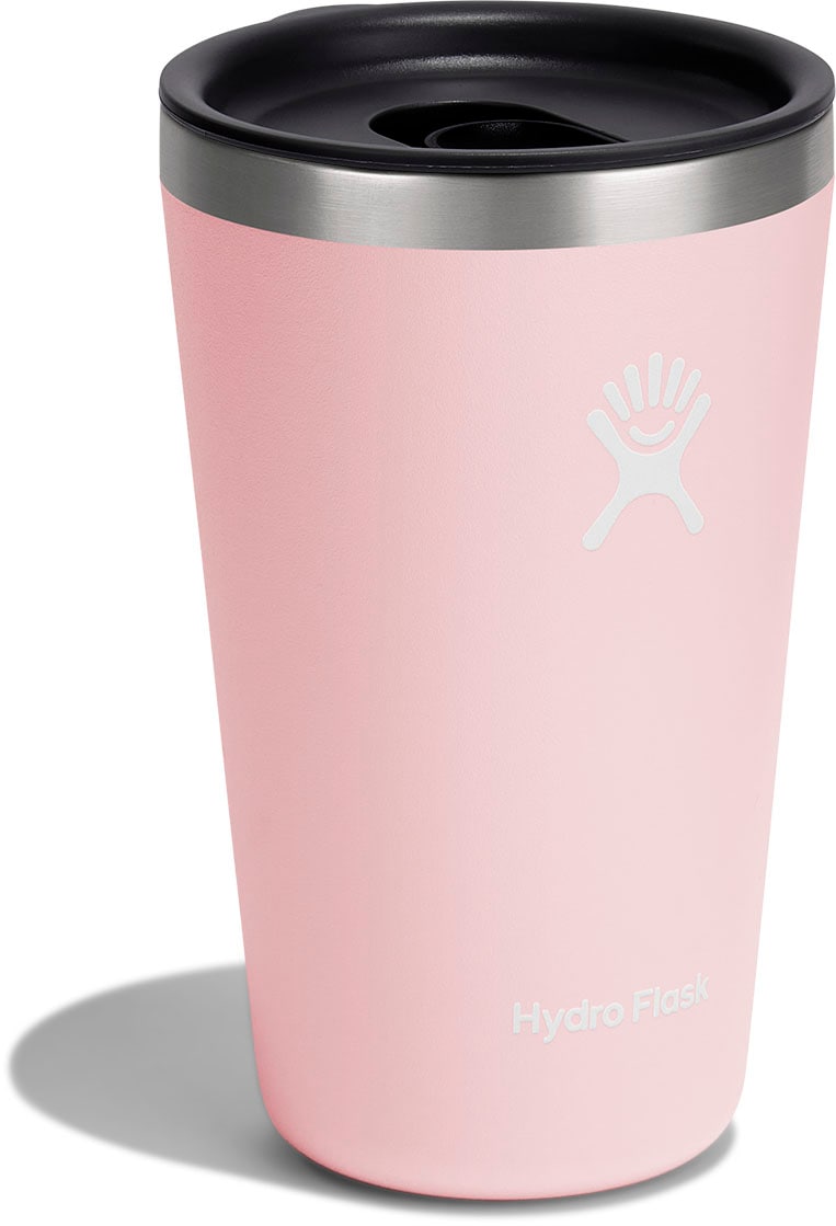 Hydro Flask Becher »16 oz All Around Tumbler Press-In-Lid«, (1 tlg.), doppelwandige TempShield™-Vakuumisolierung, 473 ml