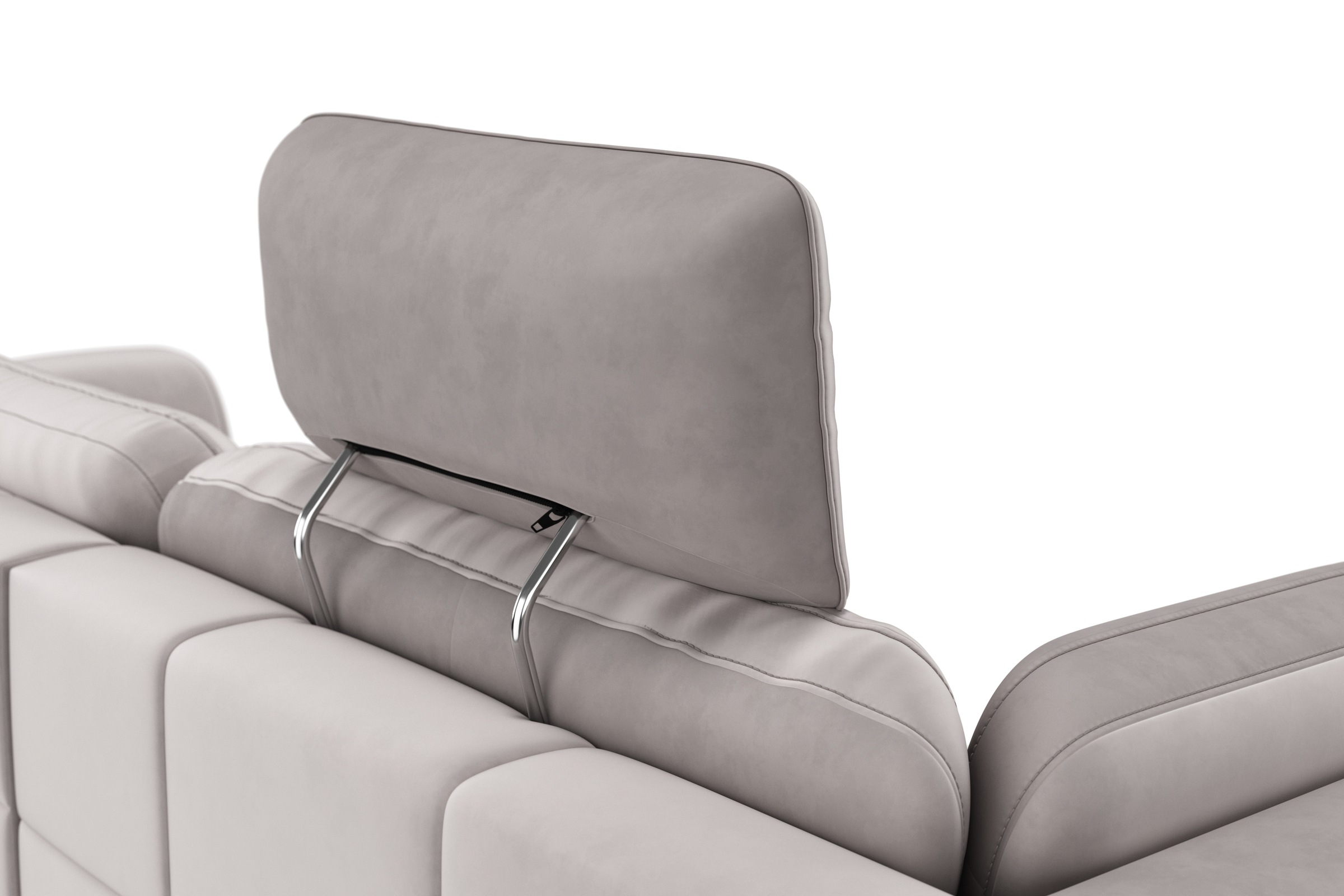 sit&more Ecksofa »Bendigo L-Form« inklusive Sitztiefenverstellung, Bodenfreiheit 12 cm, in 2 Fußfarben