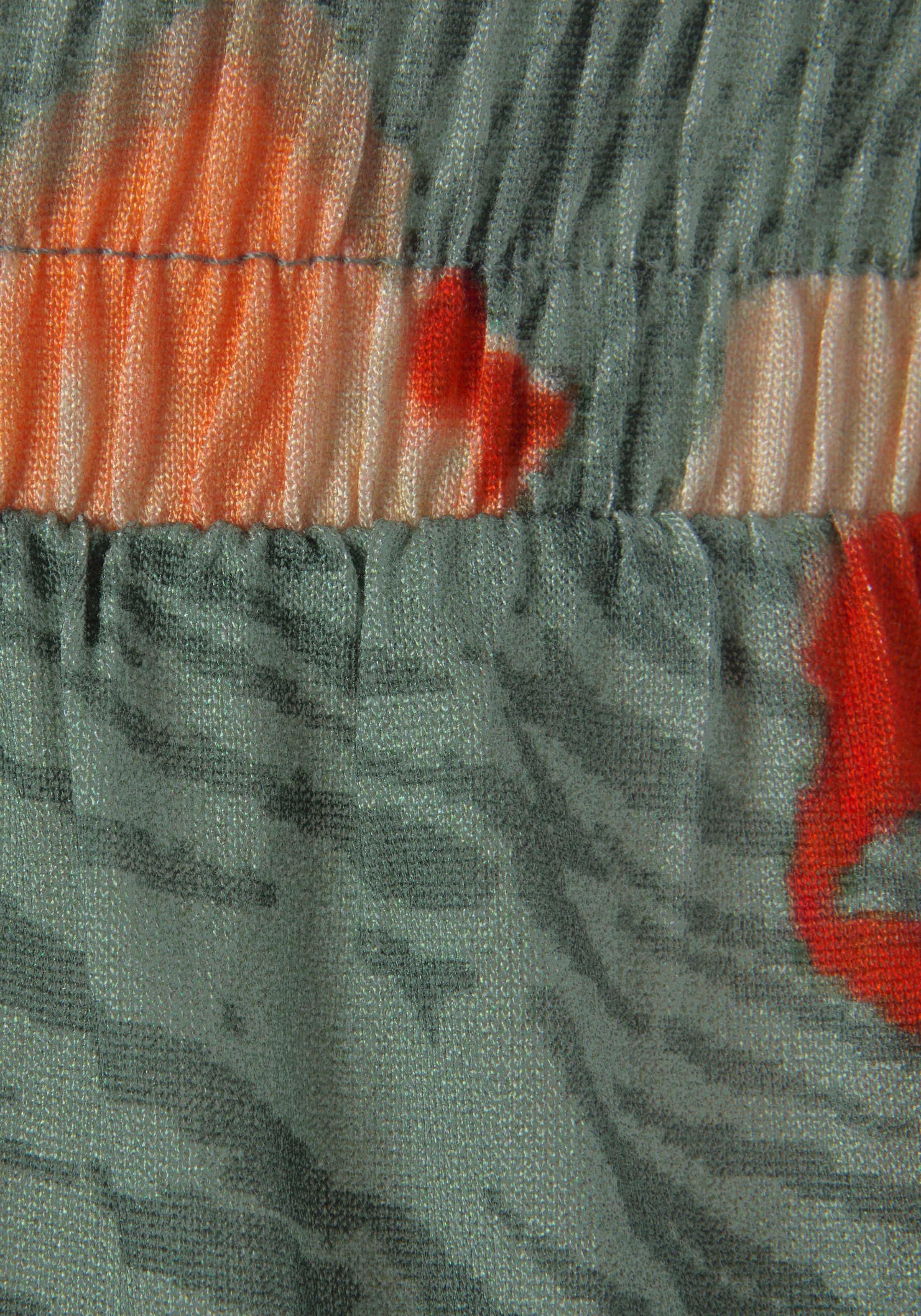LASCANA Shorts, aus Viskosejersey mit Alloverdruck und Taschen, kurze Hose, sommerlich