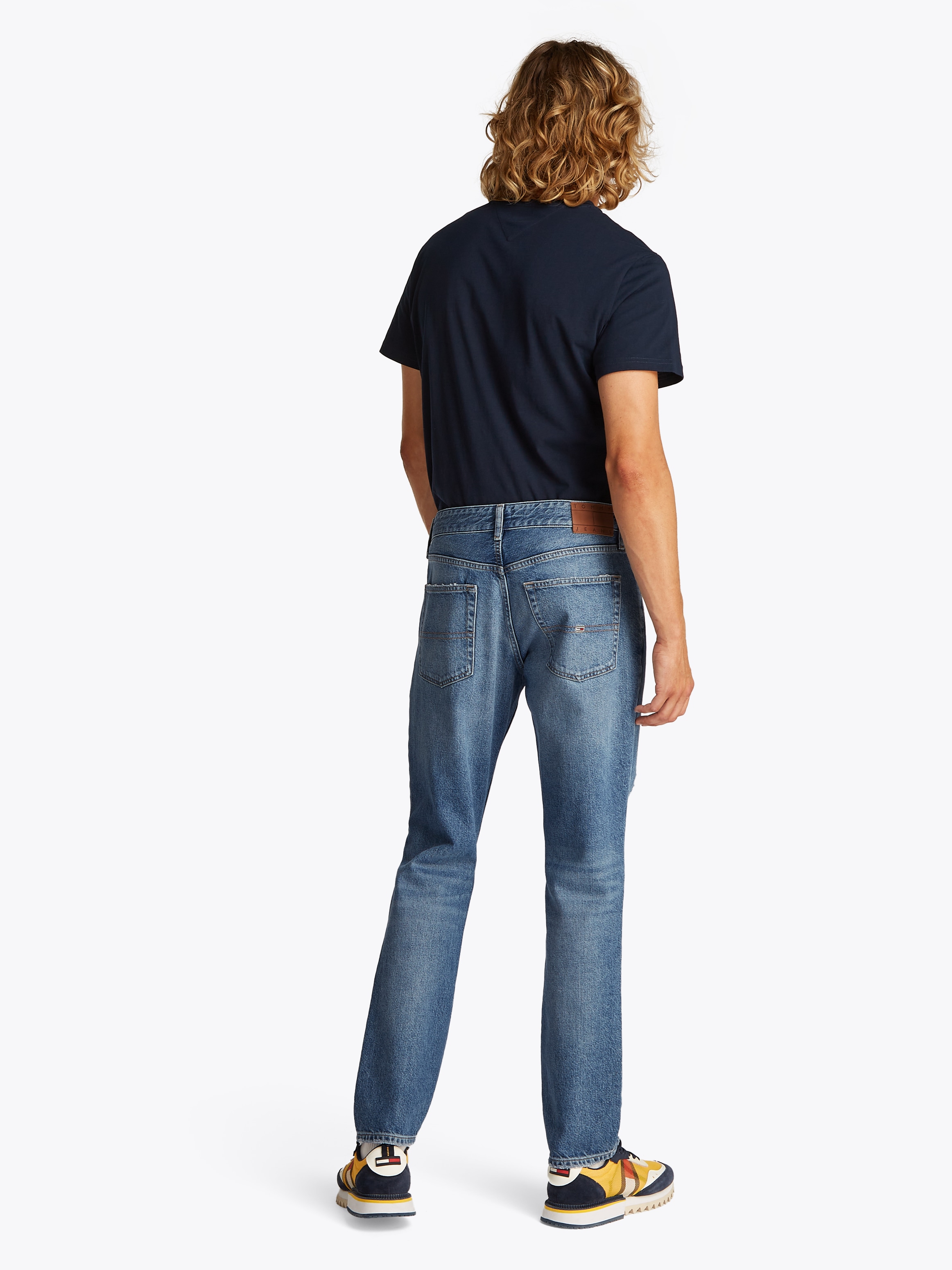 Tommy Jeans Slim-fit-Jeans »Scanton Slim Denim«, Mit Gürtelschlaufen