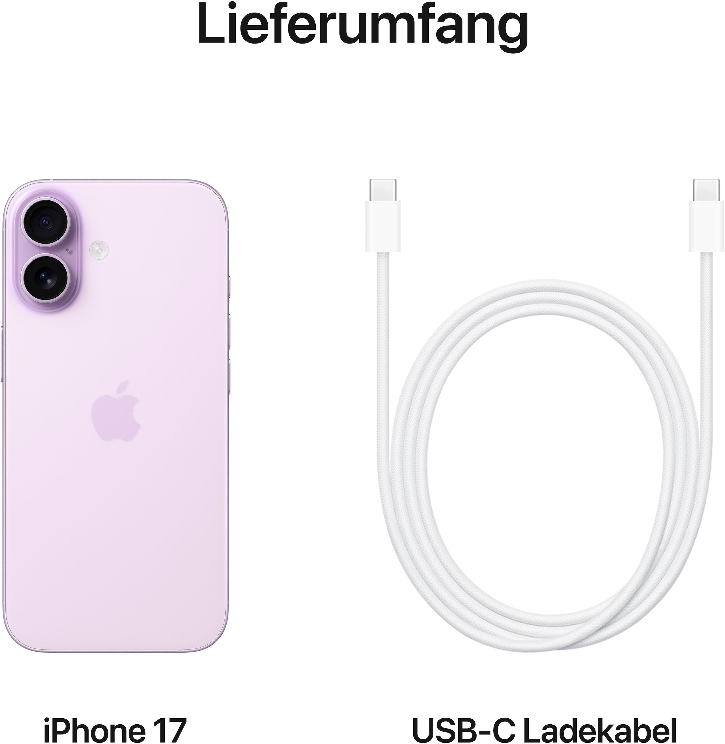 Apple Smartphone »iPhone 17« Lavendel