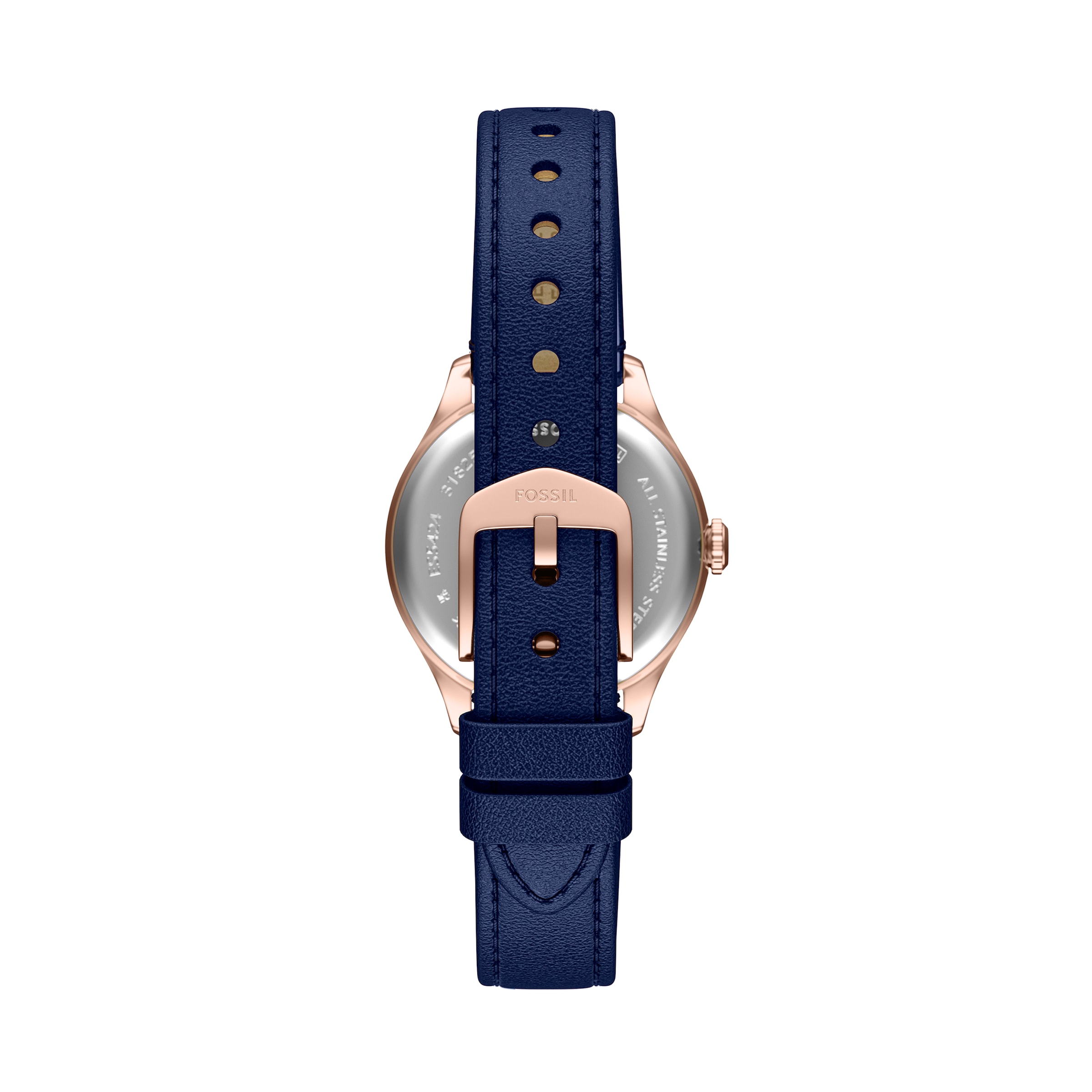 Fossil Quarzuhr »GILMORE«, Armbanduhr, Damenuhr, Lederarmband, analog