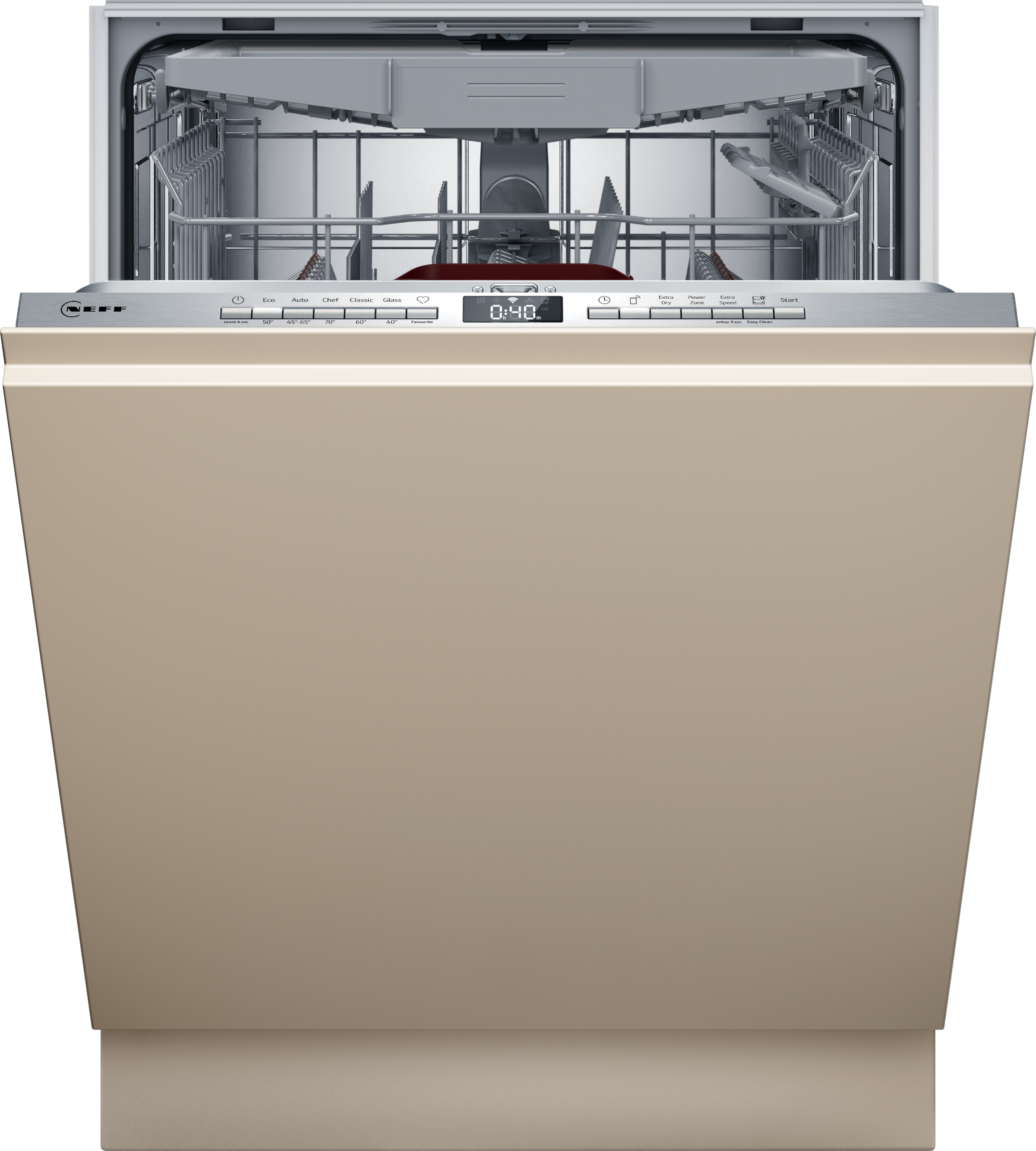 NEFF vollintegrierbarer Geschirrspüler XXL »S255EVX04E«, 14 Maßgedecke, mit Open Dry