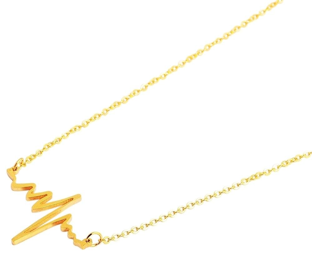 Adelia´s Kette mit Anhänger »Adelia's Damen Edelstahl Ankerkette Halskette mit Anhänger Herz«