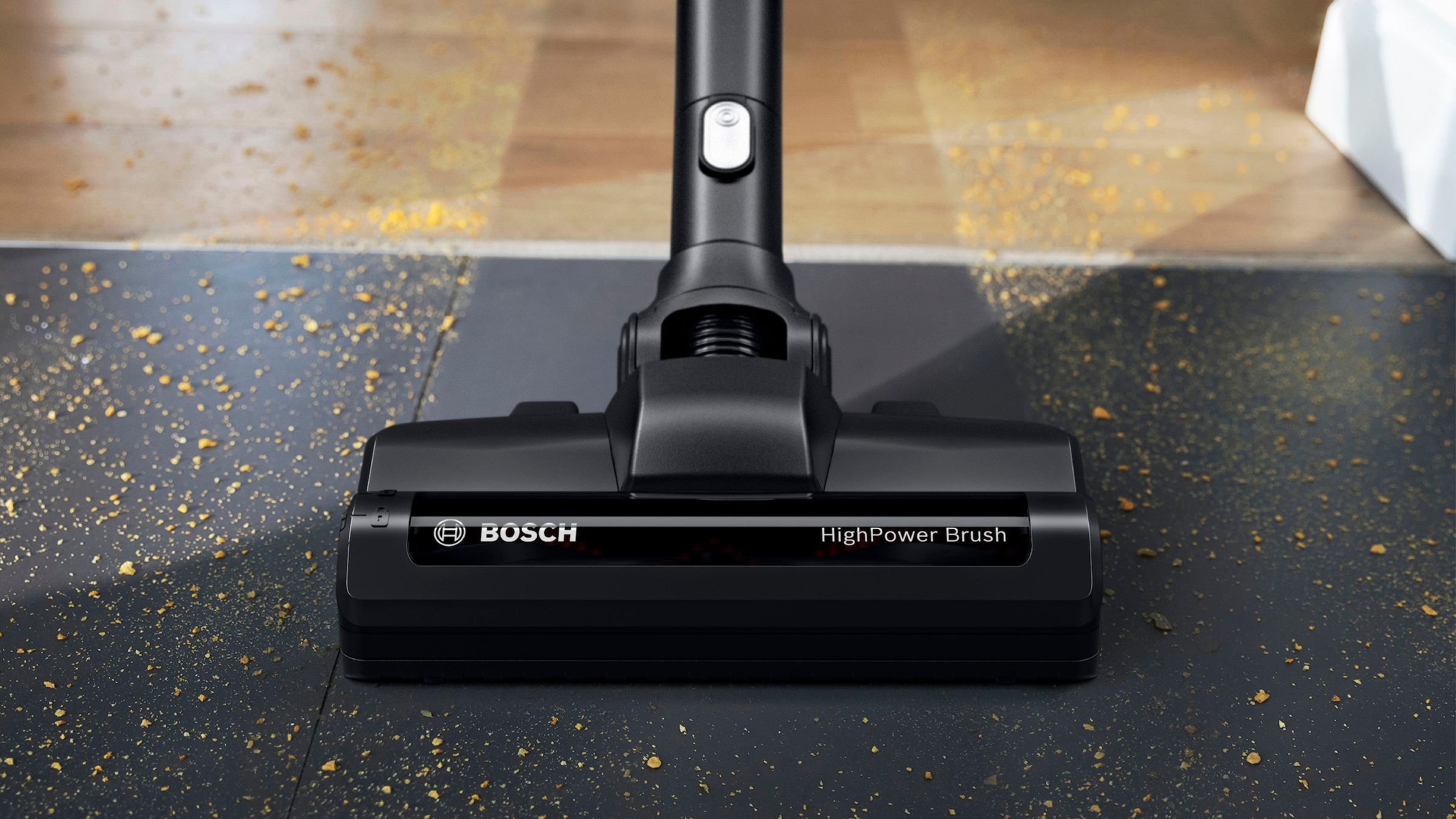 BOSCH Akku-Bodenstaubsauger »Unlimited 7 BSS715CARP, 5.0 Ah Akku, Knickrohr, Hygiene-Filter,«, 10 Jahre Motorgarantie, Schnellladegerät, Made in Germany, weiß