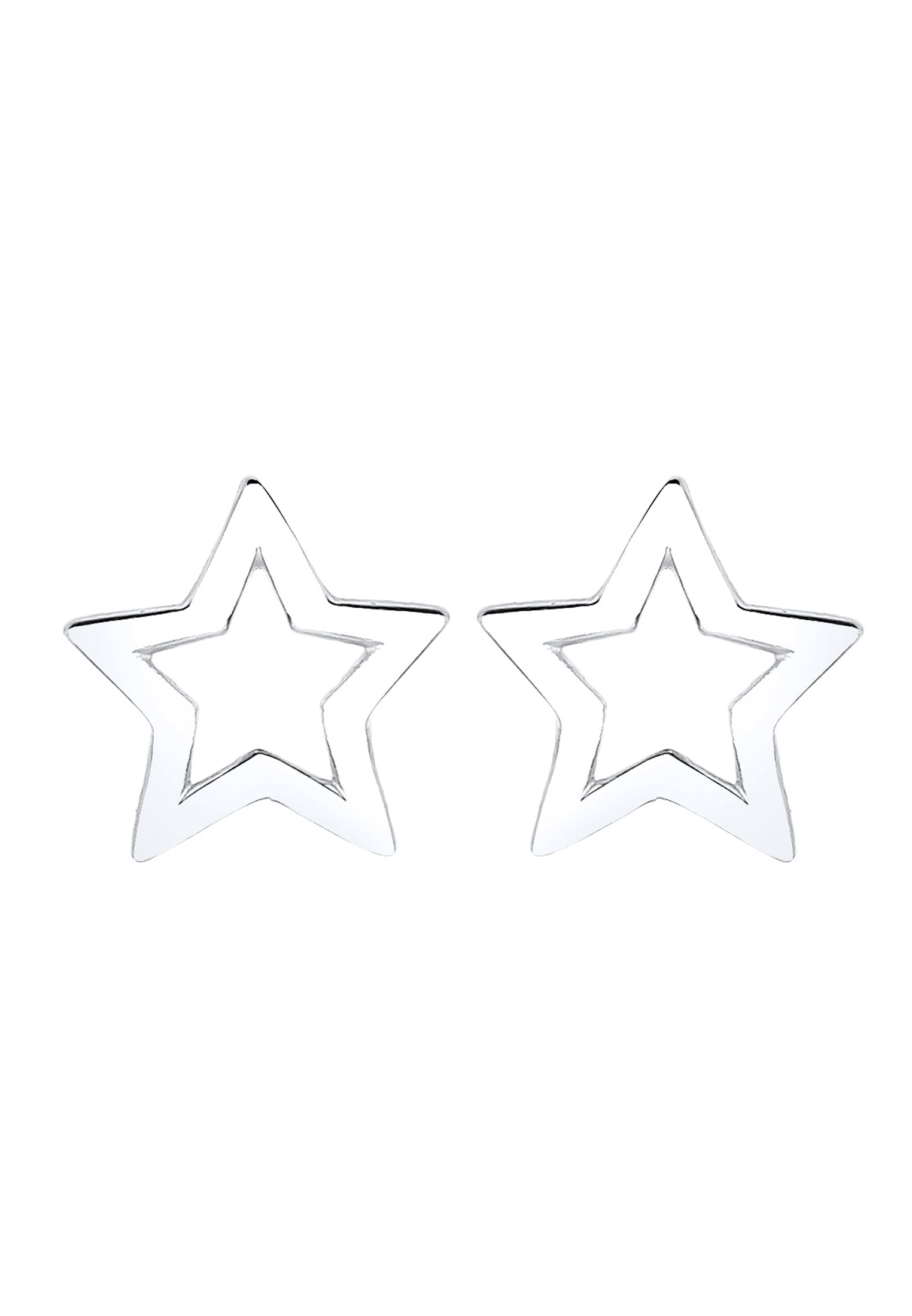 Elli Paar Ohrstecker »Ohrringe Stecker Stern Trend Astro 925 Silber«