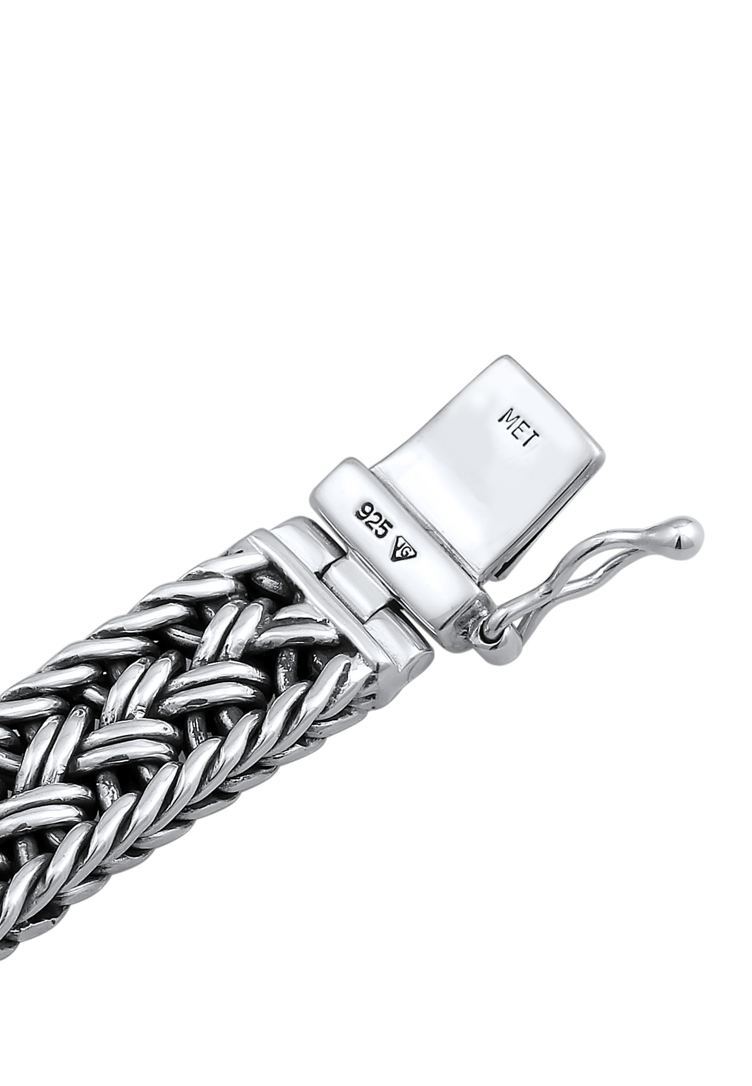 Kuzzoi Armkette »Armband Unisex Königskette Kastenverschluss 925er Silber«