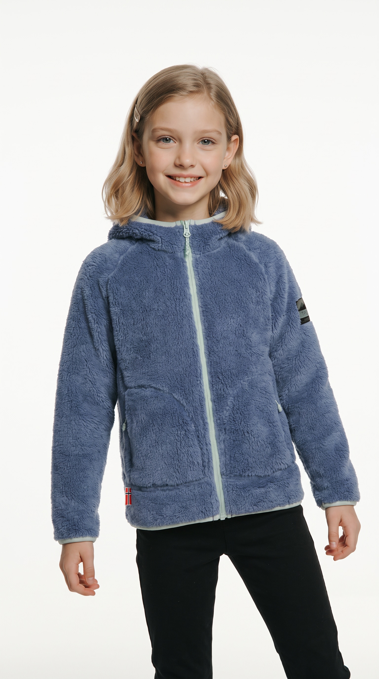 TROLLKIDS Fleecejacke »GIRLS BORGUND JACKET XT« sportlich, aus Highloft-Fleece, für Kinder, mit Kapuze