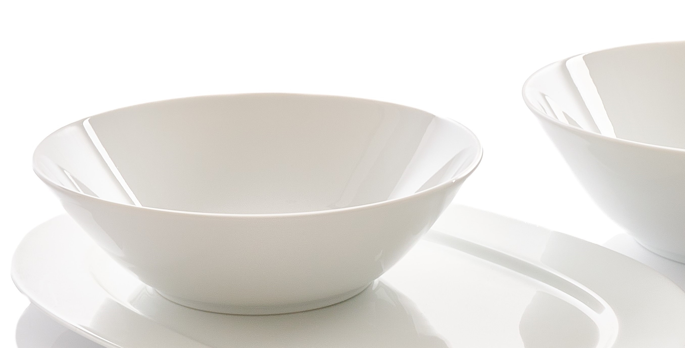 Retsch Arzberg Schale »Schüssel HEIKE WEISS 19 cm, Set 6-tlg. für 6 Personen, rund Porzellan« 6 Stk. aus Porzellan Mittelgroße Schalen für 6 Personen - unsere Allrounder für jeden Tag -