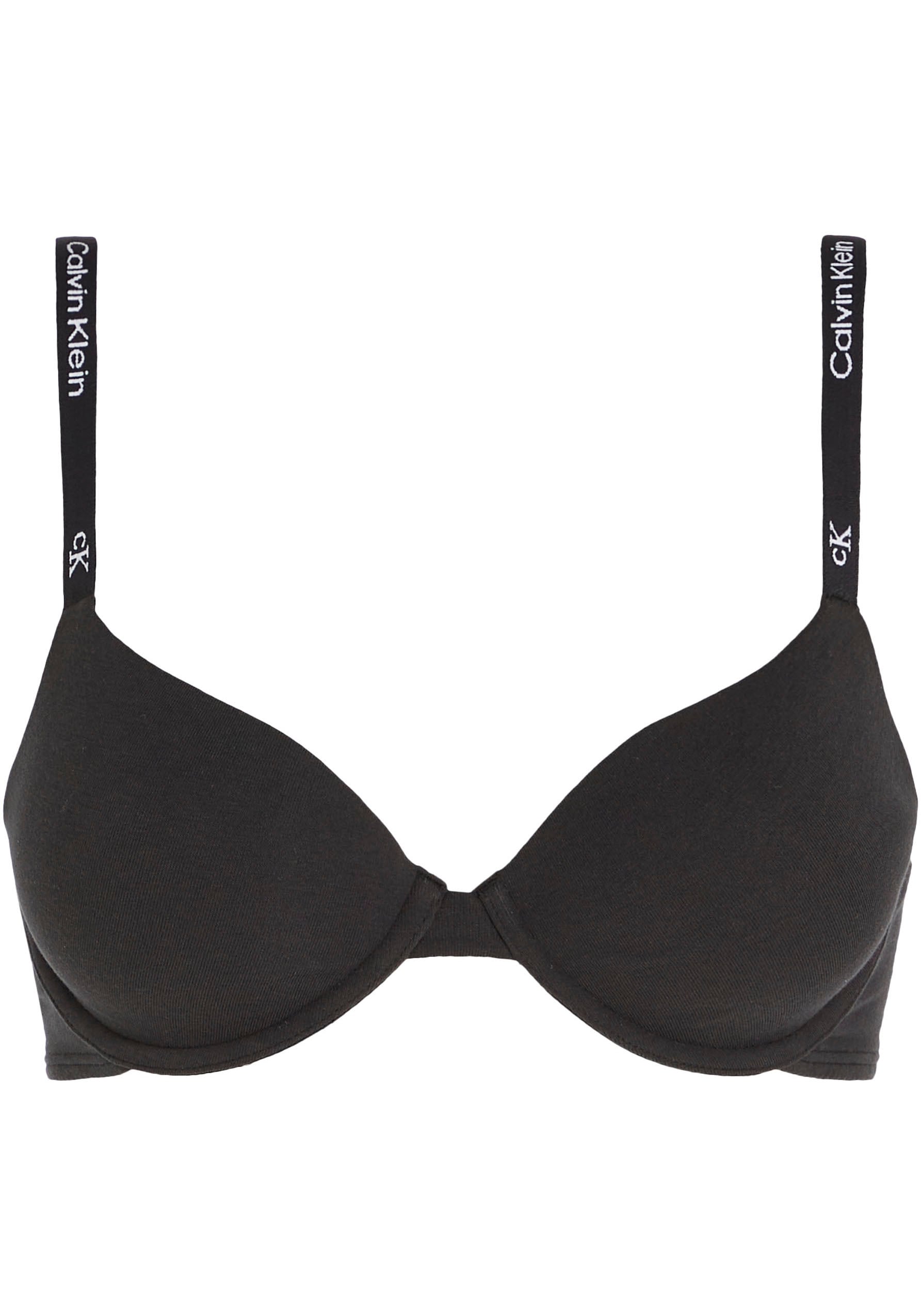 Calvin Klein Underwear Bügel-BH »LIGHTLY LINED DEMI«, mit Logoschriftzügen am Träger
