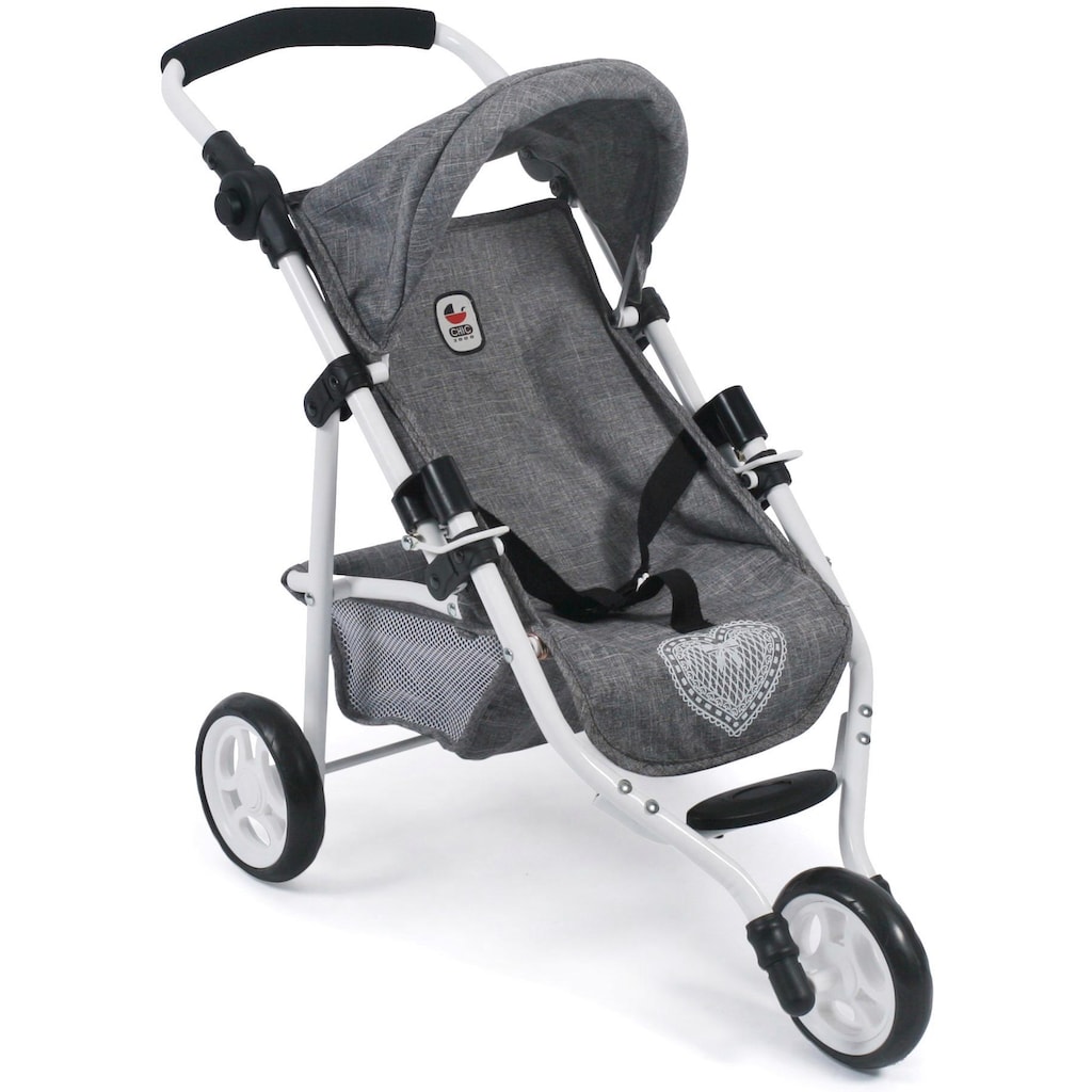 CHIC2000 Puppenbuggy »Jogging-Buggy Lola, Jeans Grey«