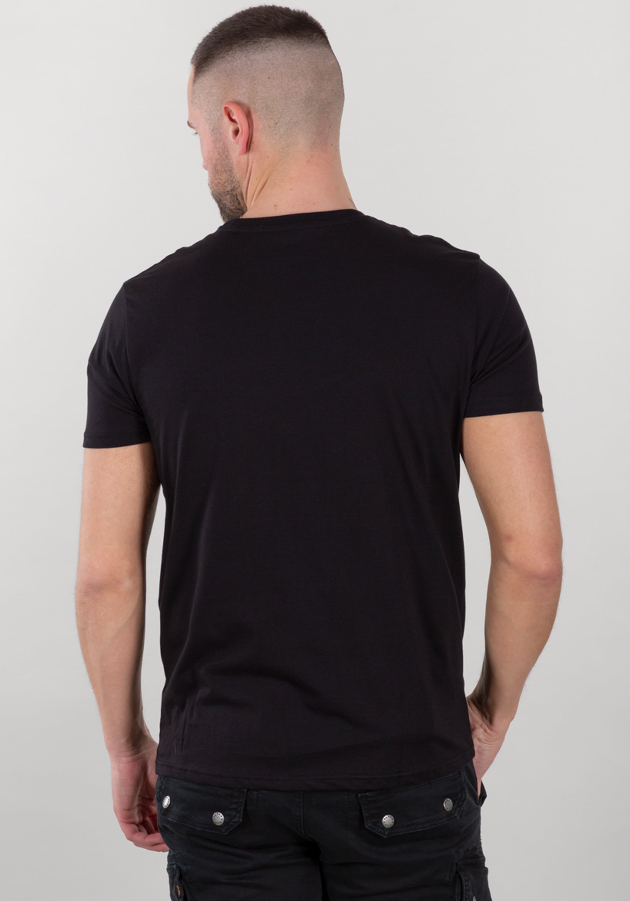 Alpha Industries T-Shirt »Alpha Industries Men - T-Shirts Basic T-Shirt BL Neon Print«