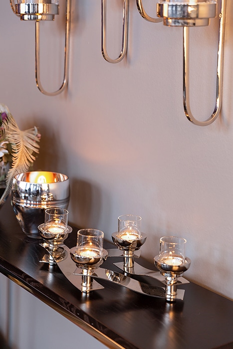Fink Kerzenleuchter »PAREO, Adventsleuchter aus Metall«, mit rotierenden  Elementen bequem kaufen