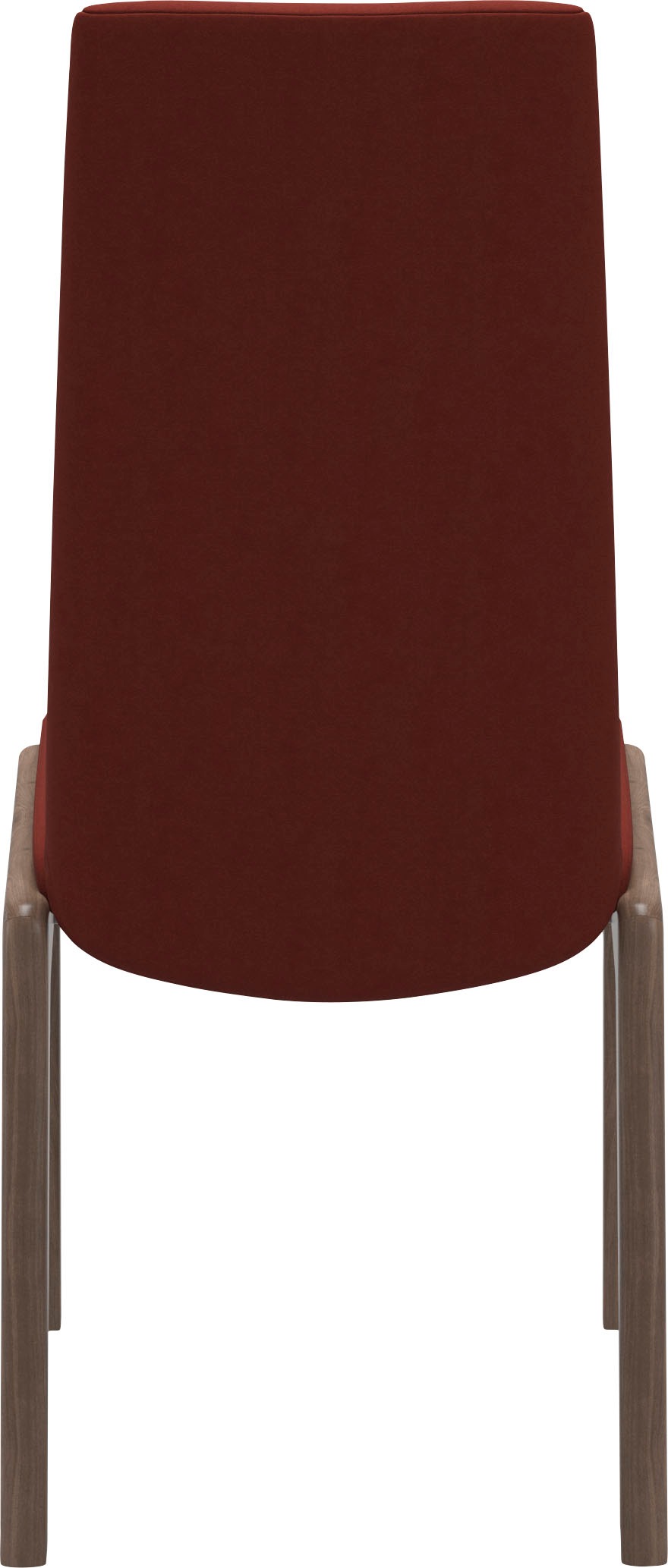 Stressless® Polsterstuhl »Laurel«, Microfaser DINAMICA, High Back, Größe M, mit abgerundeten Beinen in Walnuss