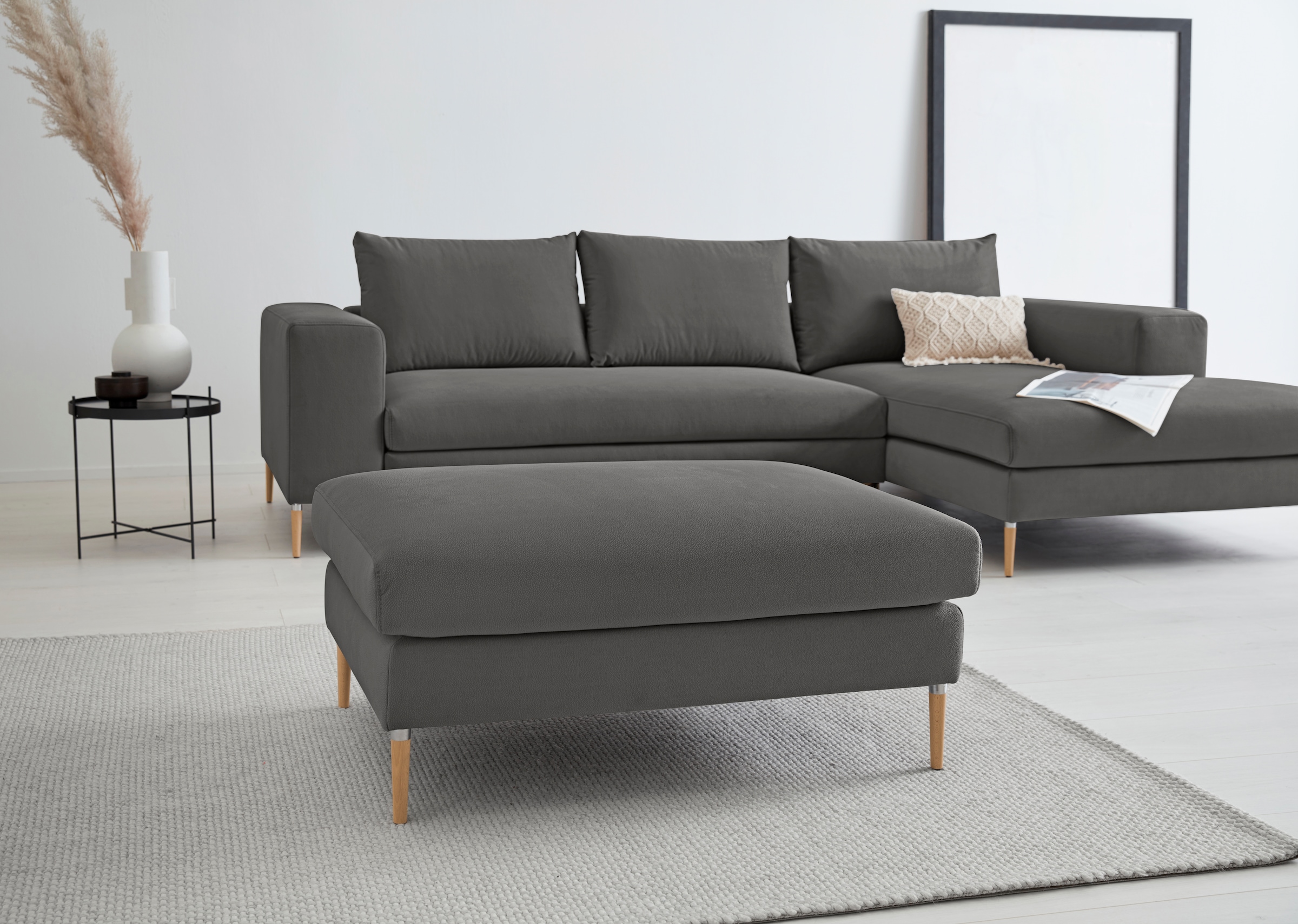OTTO products Hockerbank »Finnja«, mit Recycling-Bezug