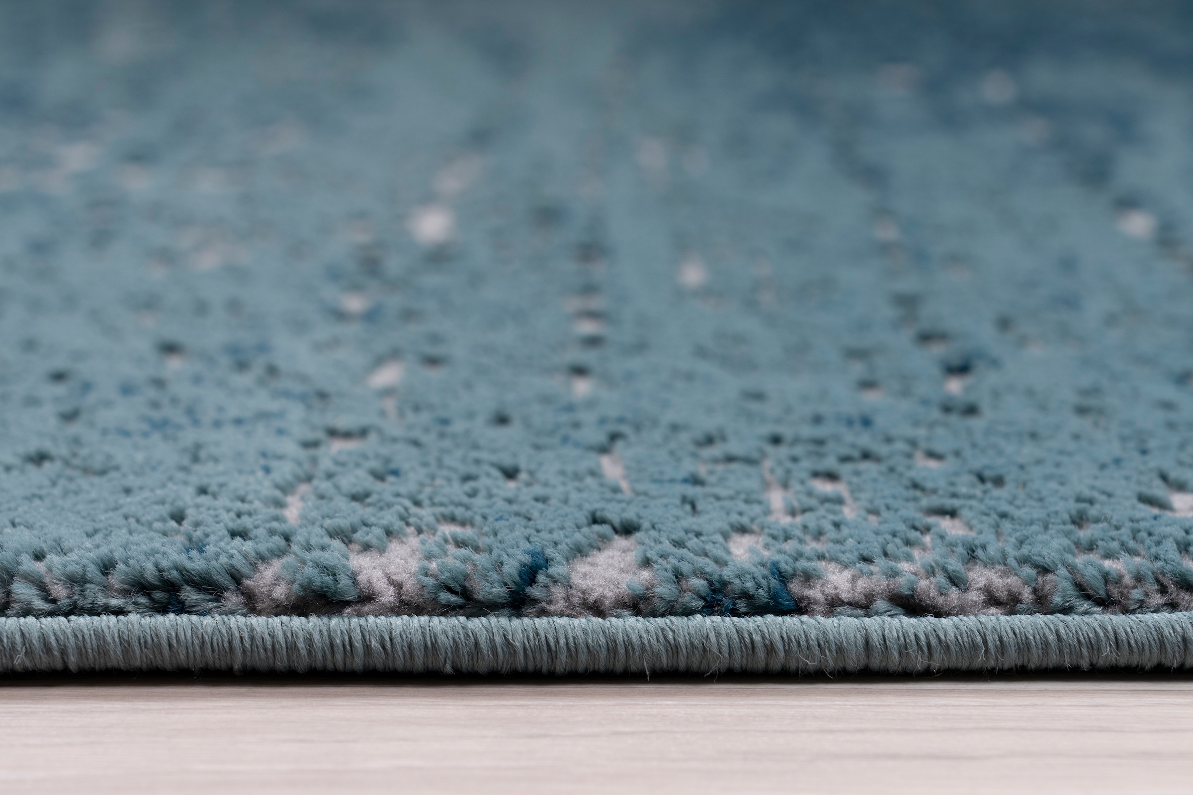 my home Läufer »Ariano« rechteckig 12 mm Höhe dezenter Glanz, Hoch-Tief-Struktur, Schrumpf Carving-Effekt