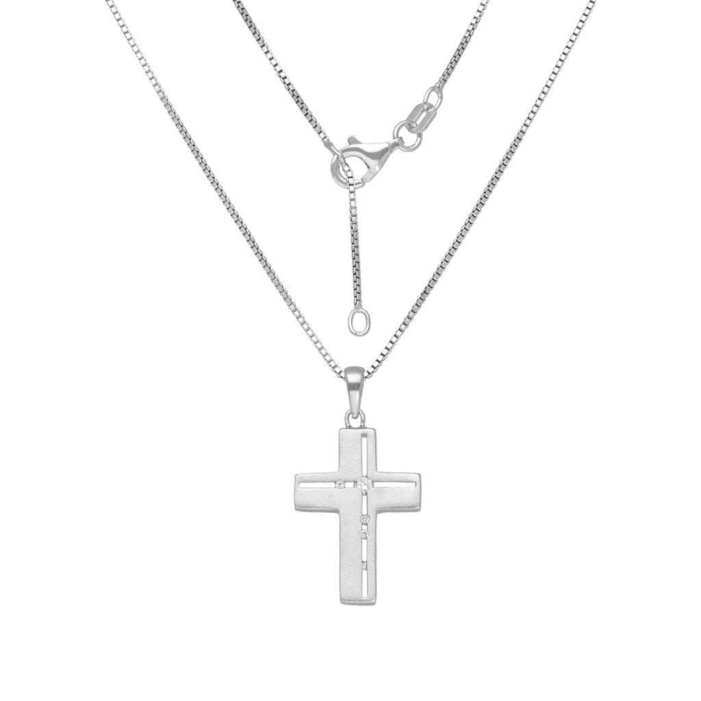 Firetti Kette mit Anhänger »Schmuck Geschenk Silber 925 Halsschmuck Halskette Venezianer Kreuz«