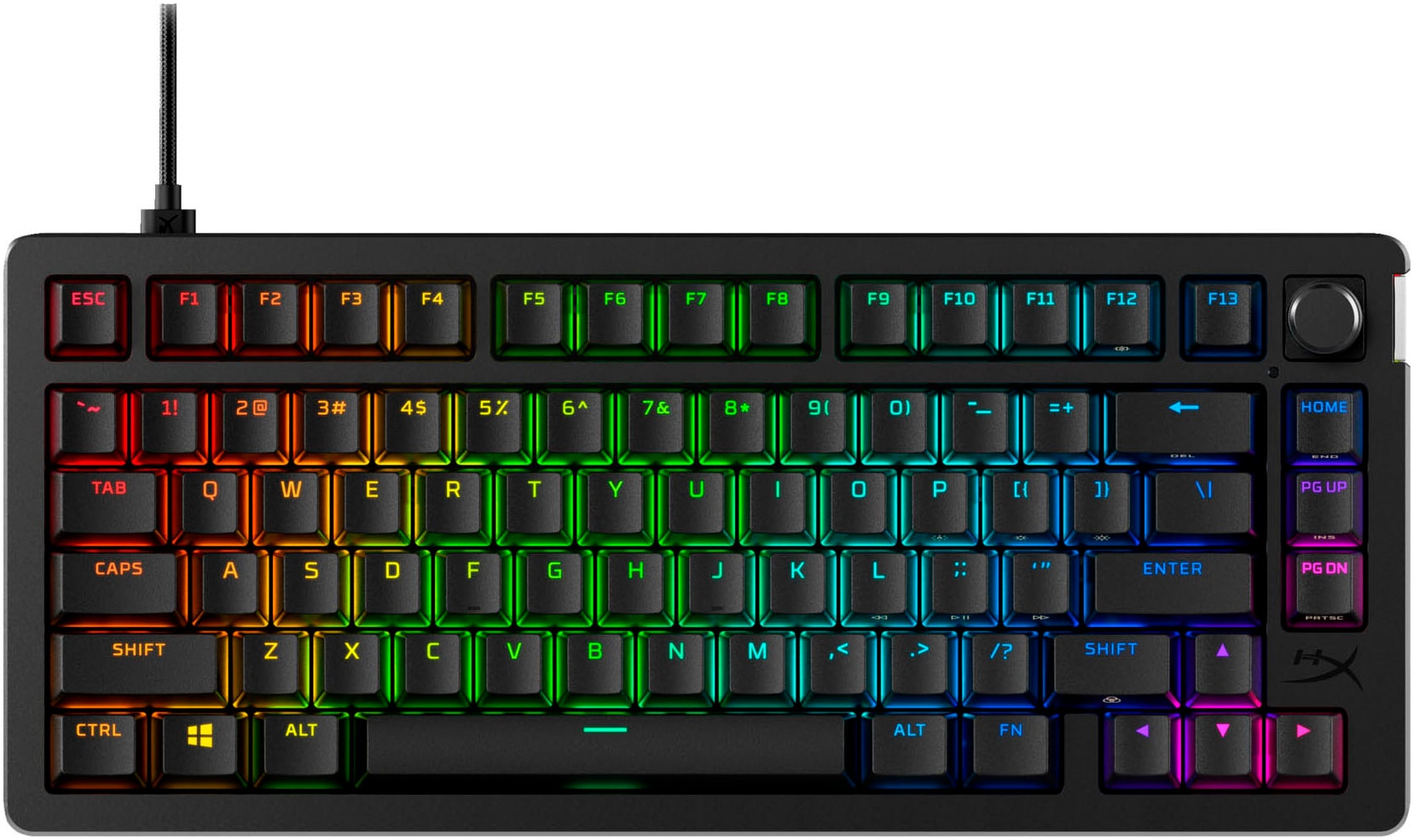 Gaming-Tastatur »Alloy Rise 75«, (Profil-Speicher-Fn-Tasten-Gaming-Modus-verstellbare...