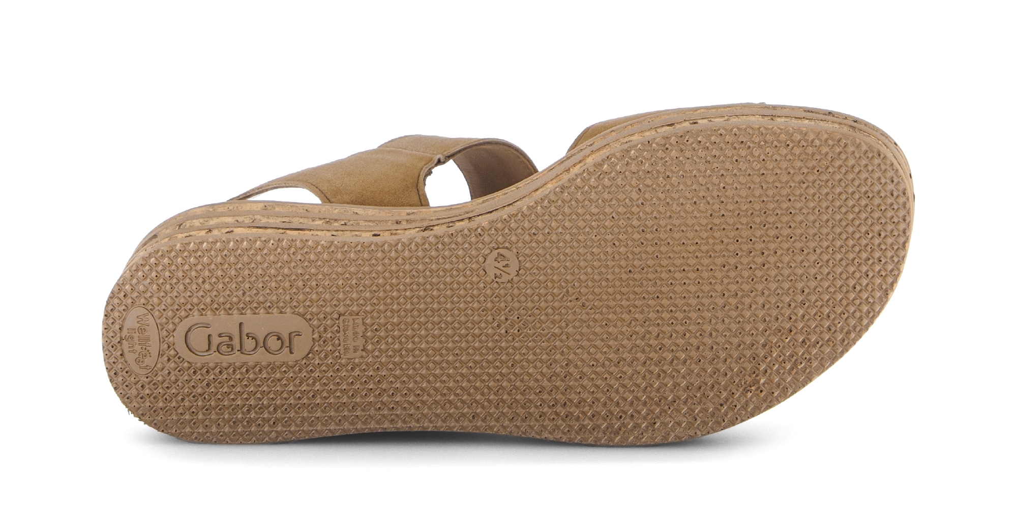 Gabor Keilsandalette  , Riemchensandale, Sommerschuh mit modischer Zierschnalle