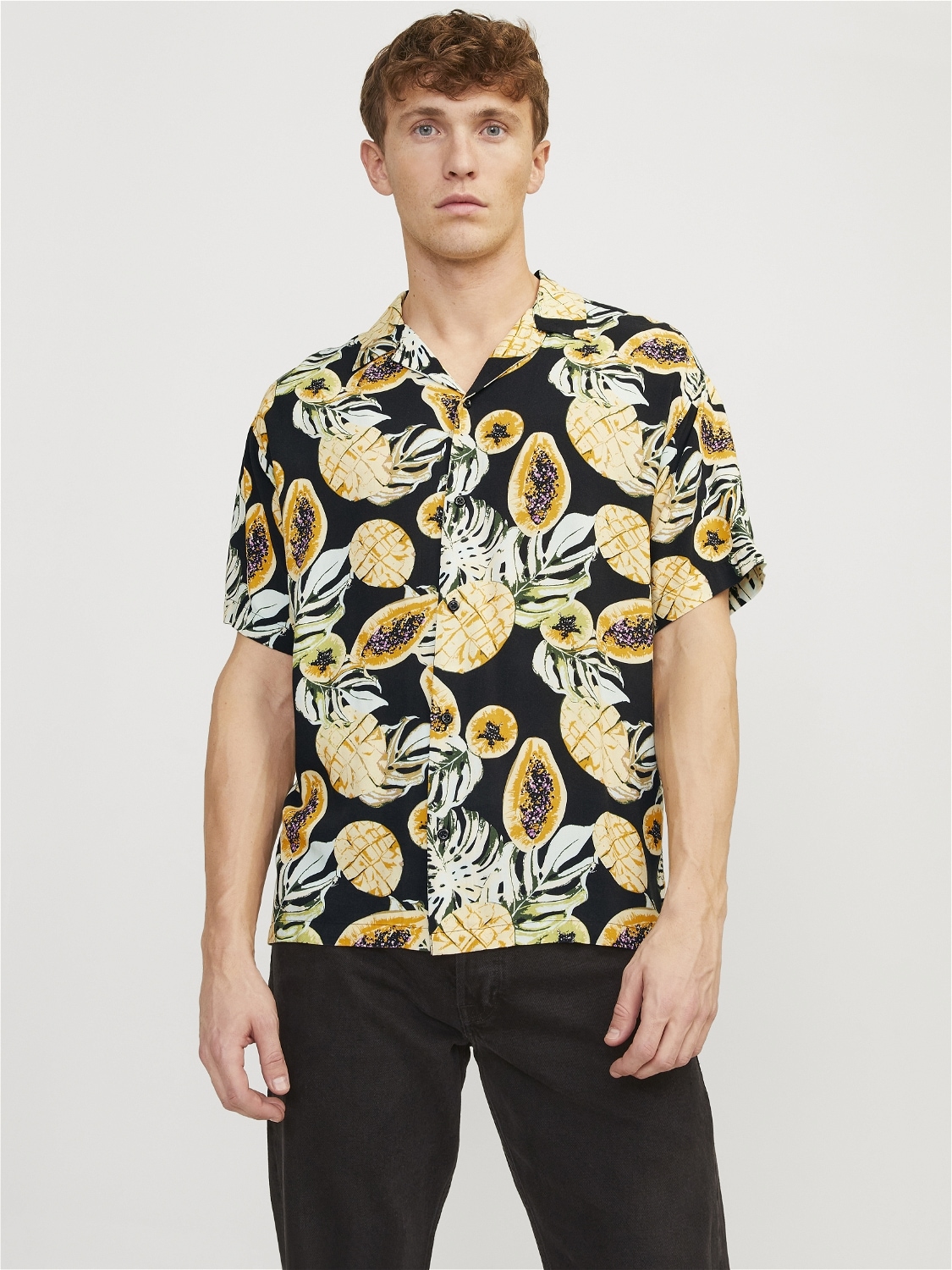 Jack & Jones Hawaiihemd »JORLUKE TAMPA AOP SHIRT SS SN«