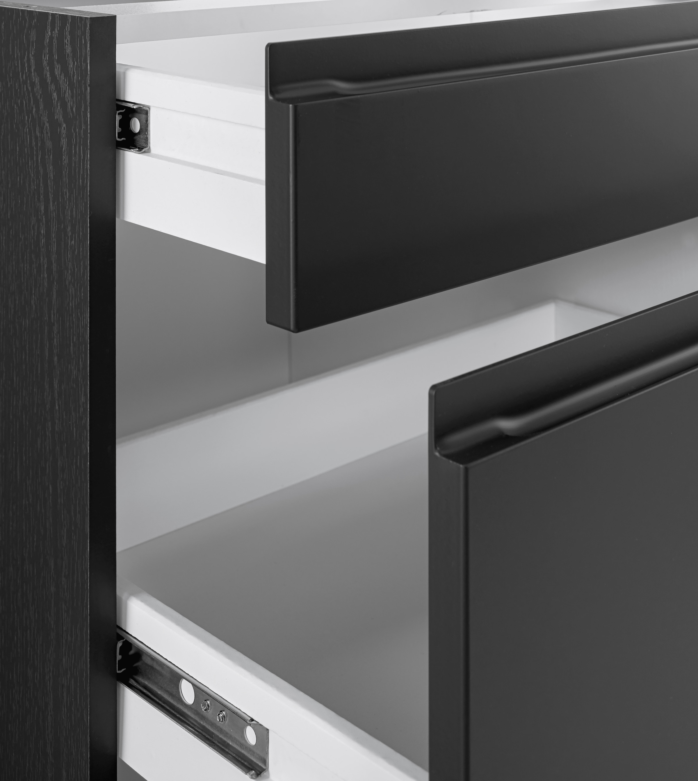 KOCHSTATION Unterschrank »KS-Bruneck« >>Bruneck<< 60 cm breit, für viel Stauraum, hochwertige MDF-Fronten