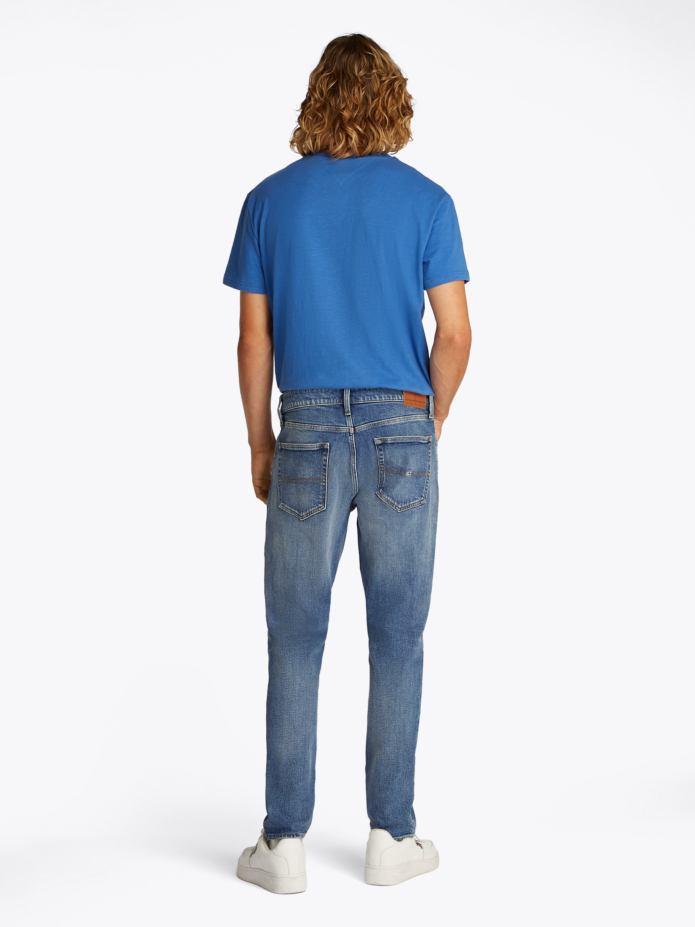 Tommy Jeans Slim-fit-Jeans »Austin Slim Tapered«, Mit Gürtelschlaufen