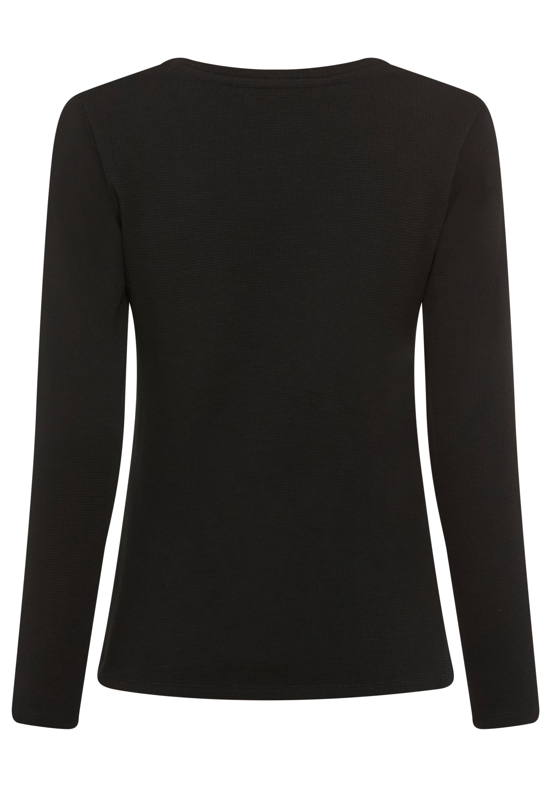 BOSS Langarmshirt »Waffle«, Schlaf-Top, Waffelstruktur, aus Baumwollmix