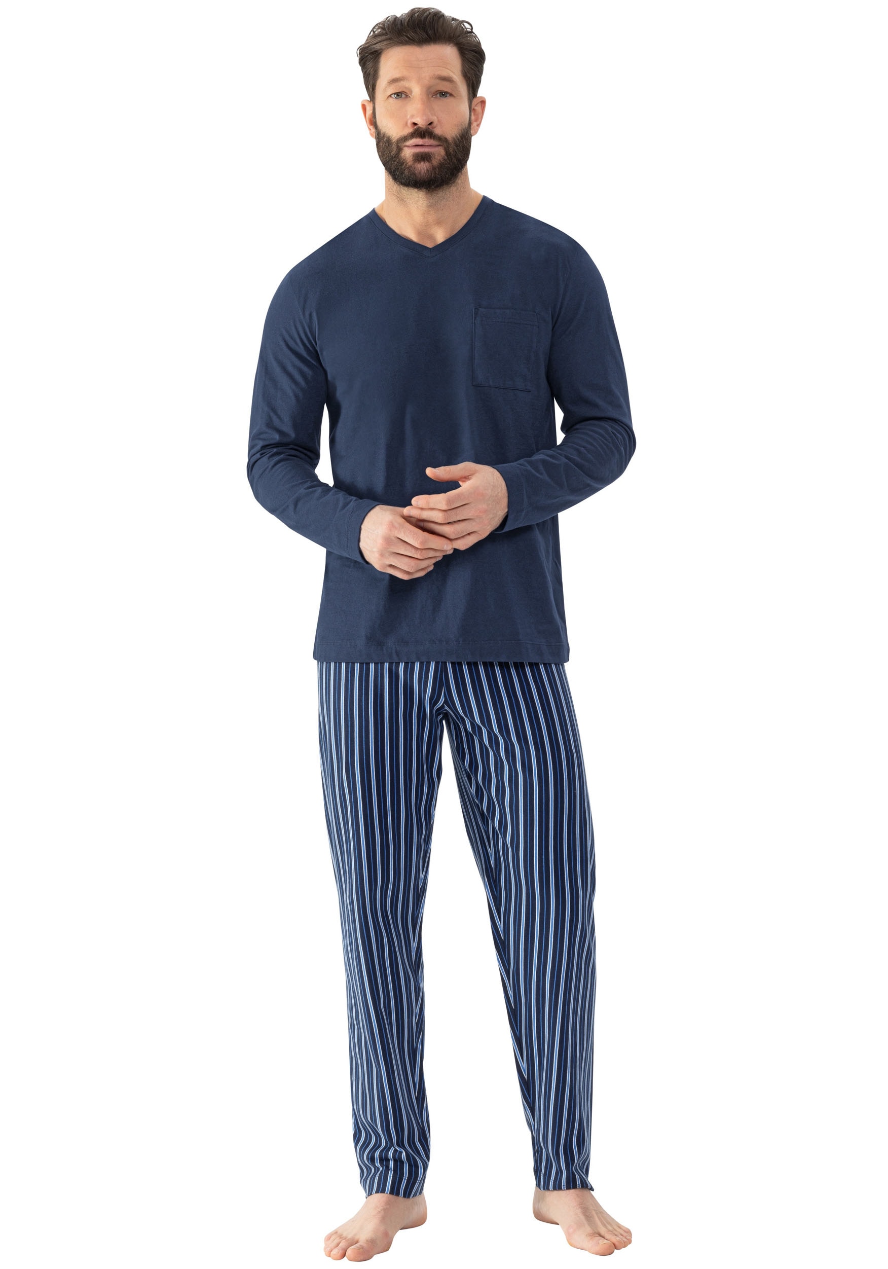 MEY Pyjama yacht blue bleu | S