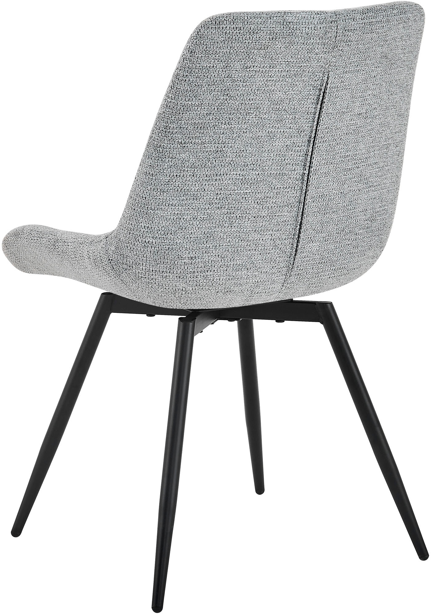 byLIVING Esszimmerstuhl »Aragon« (Set) 2 Stk.360 Grad drehbarer Stuhl, hochwertiger Webstoffbezug mit Steppung