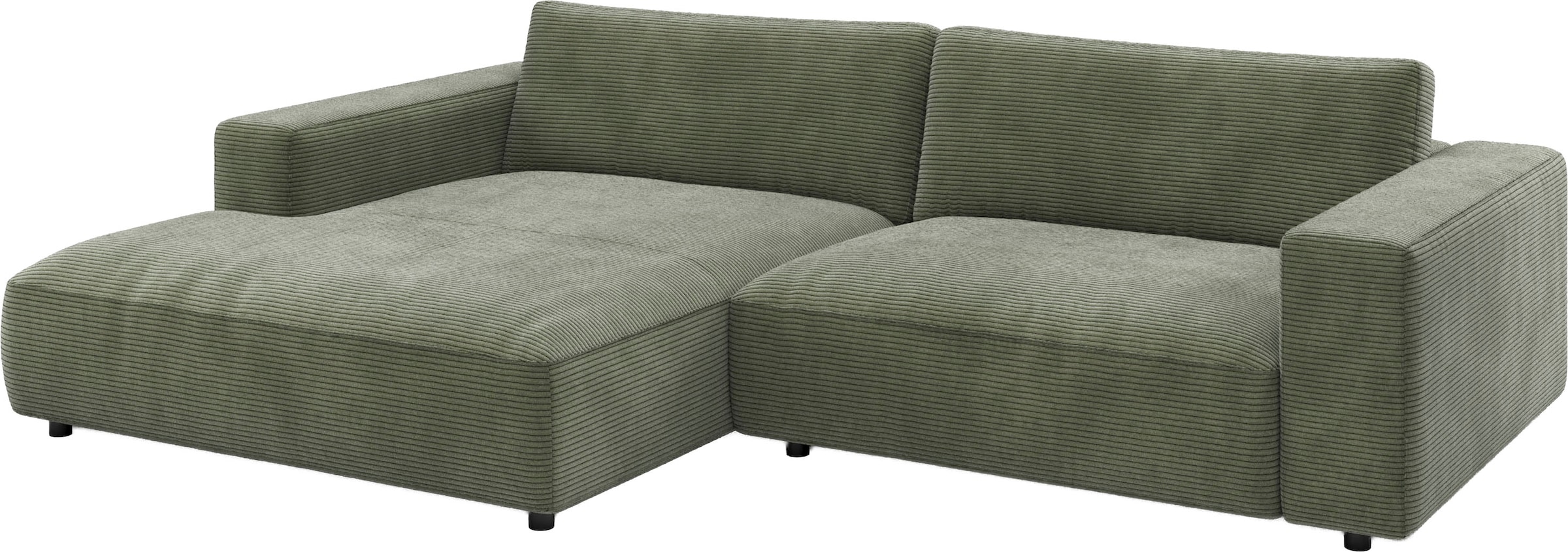 Musterring Ecksofa »MR LUCIA, Charakterstarker Lounge-Komfort von Musterring« XXL-Longchair, erstklassige Kammerkissen & zeitloser Look