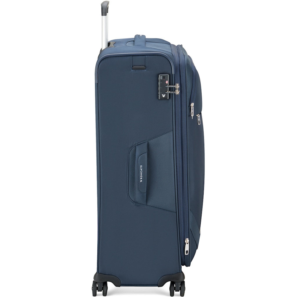 RONCATO Weichgepäck-Trolley »Joy, 75 cm«, 4 Rollen, Reisegepäck Koffer mittel groß mit Volumenerweiterung und TSA Schloss