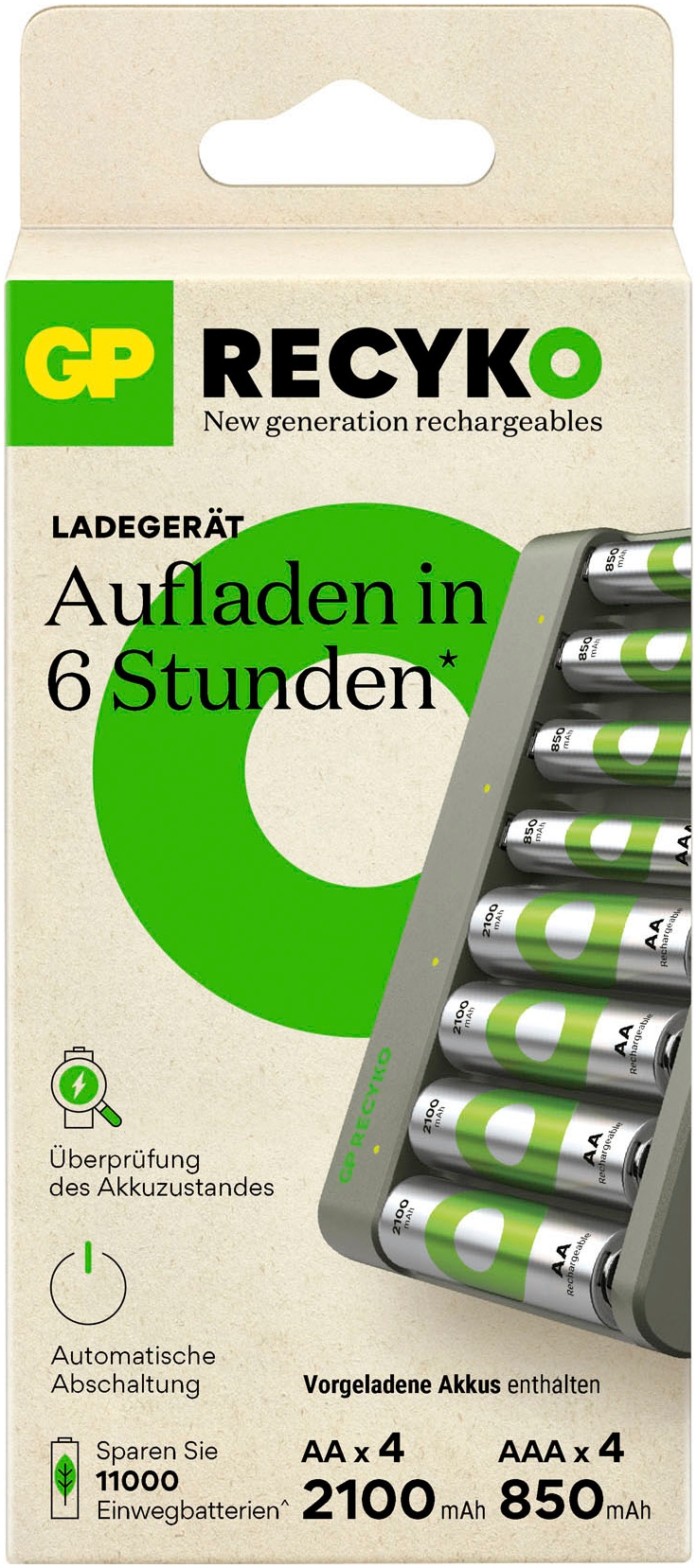 GP Batteries Batterie-Ladegerät »E821U«