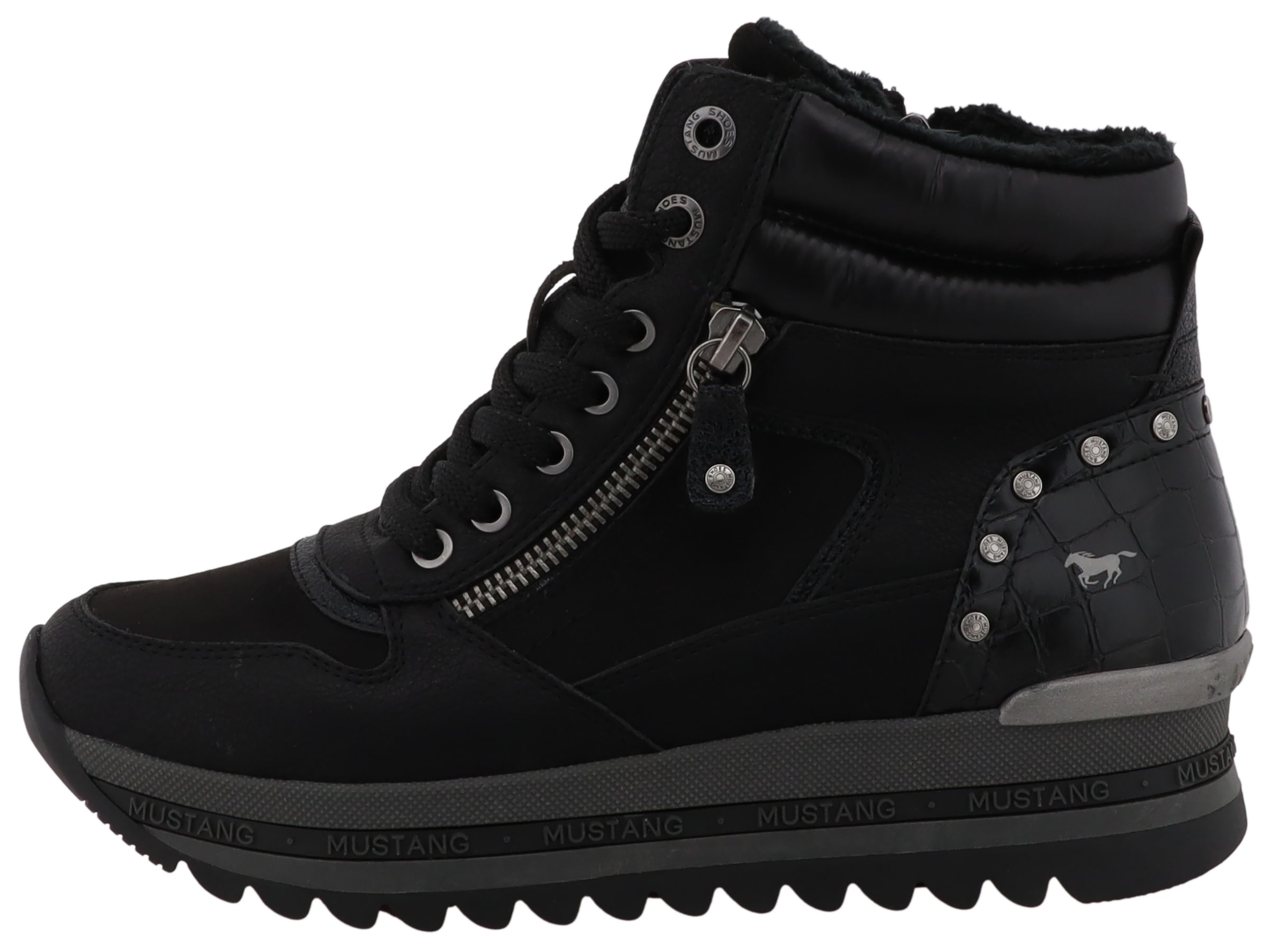 Mustang Shoes Winterboots »Urbana«  Plateausneaker, Winterboots mit Warmfutter
